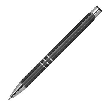 Livepac Office Kugelschreiber Kugelschreiber aus Metall / vollfarbig lackiert / Farbe: anthrazit (ma