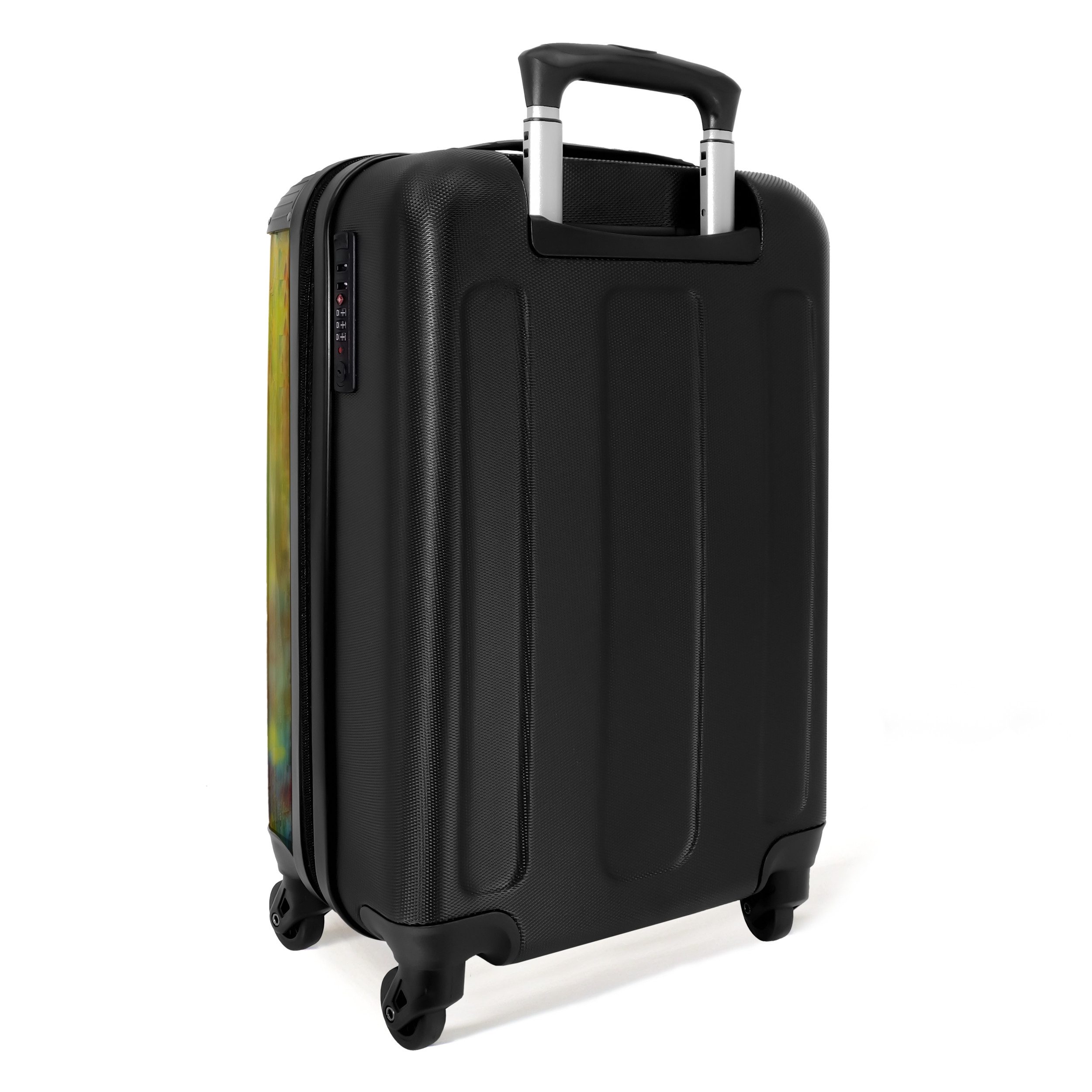 NoBoringSuitcases.com© Hartschalen-Trolley Porträt eines Elefanten als Ölgemälde Kunstwerk 55x35x20cm, 4 Rollen, Reisetasche mit Rollen, Koffer Handgepäck Flugzeug