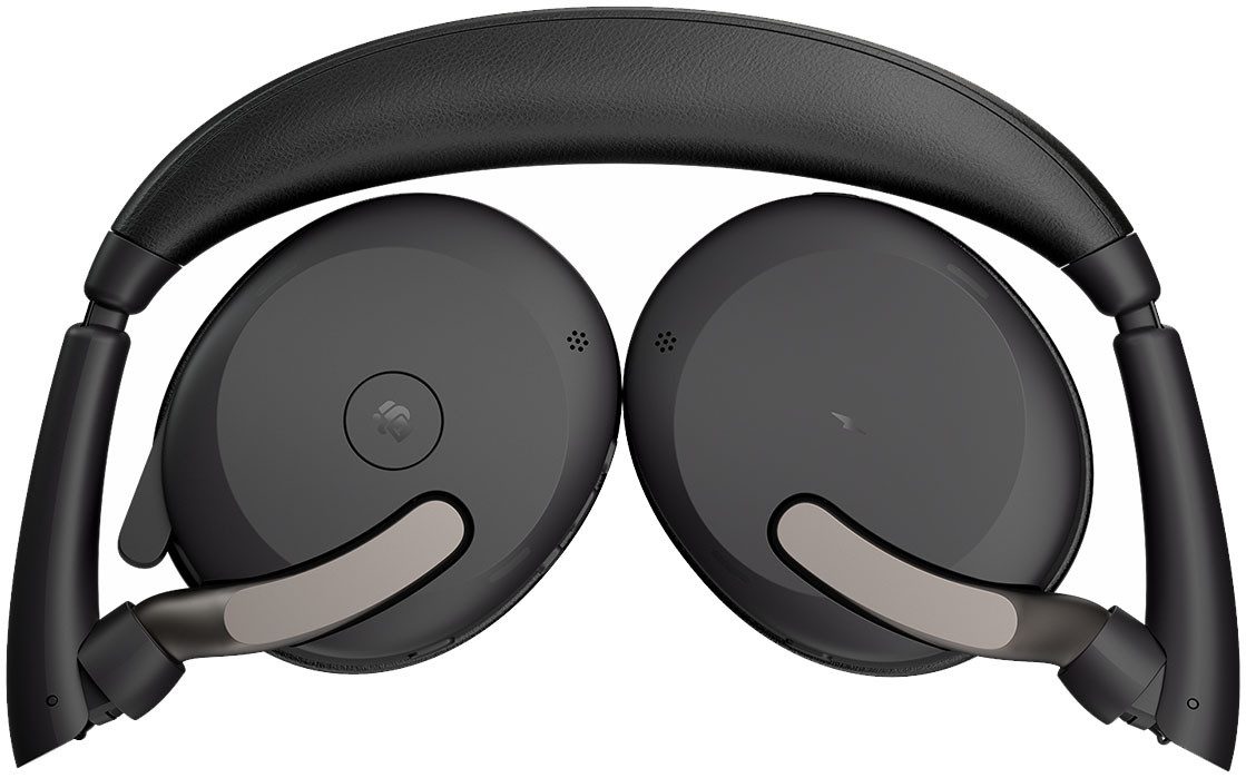 Jabra Evolve2 65 Flex Kopfhörer (Active Noise Cancelling (ANC), Rauschunterdrückung, Sprachsteuerung, Stummschaltung, Alexa, Bluetooth)