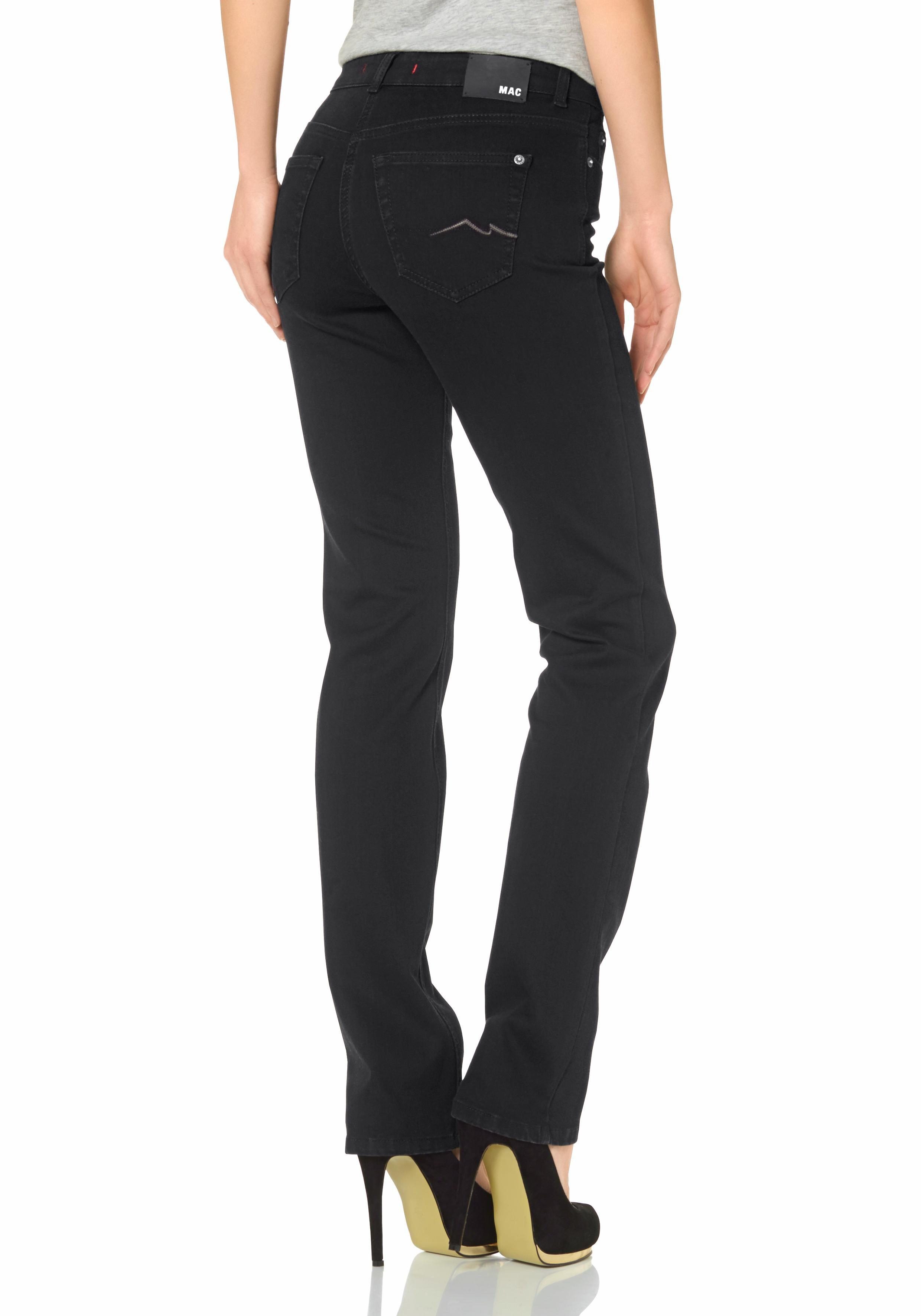 black-black Schmal geschnitten Stretch-Jeans Angela MAC