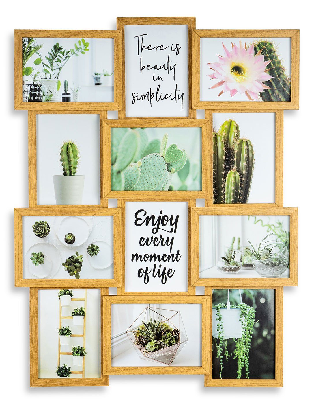 Levandeo® Bilderrahmen Collage, levandeo Bilderrahmen Collage 51x68cm 12 Fo günstig online kaufen