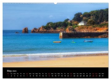 CALVENDO Wandkalender Jersey & Guernsey - Channel Islands (Premium-Calendar 2023 DIN A2 Landscape)