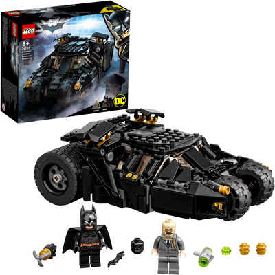 LEGO® Konstruktionsspielsteine »Batmobile™ Tumbler: Duell mit Scarecrow™, LEGO® DC Batman™«, (422 St), Made in Europe