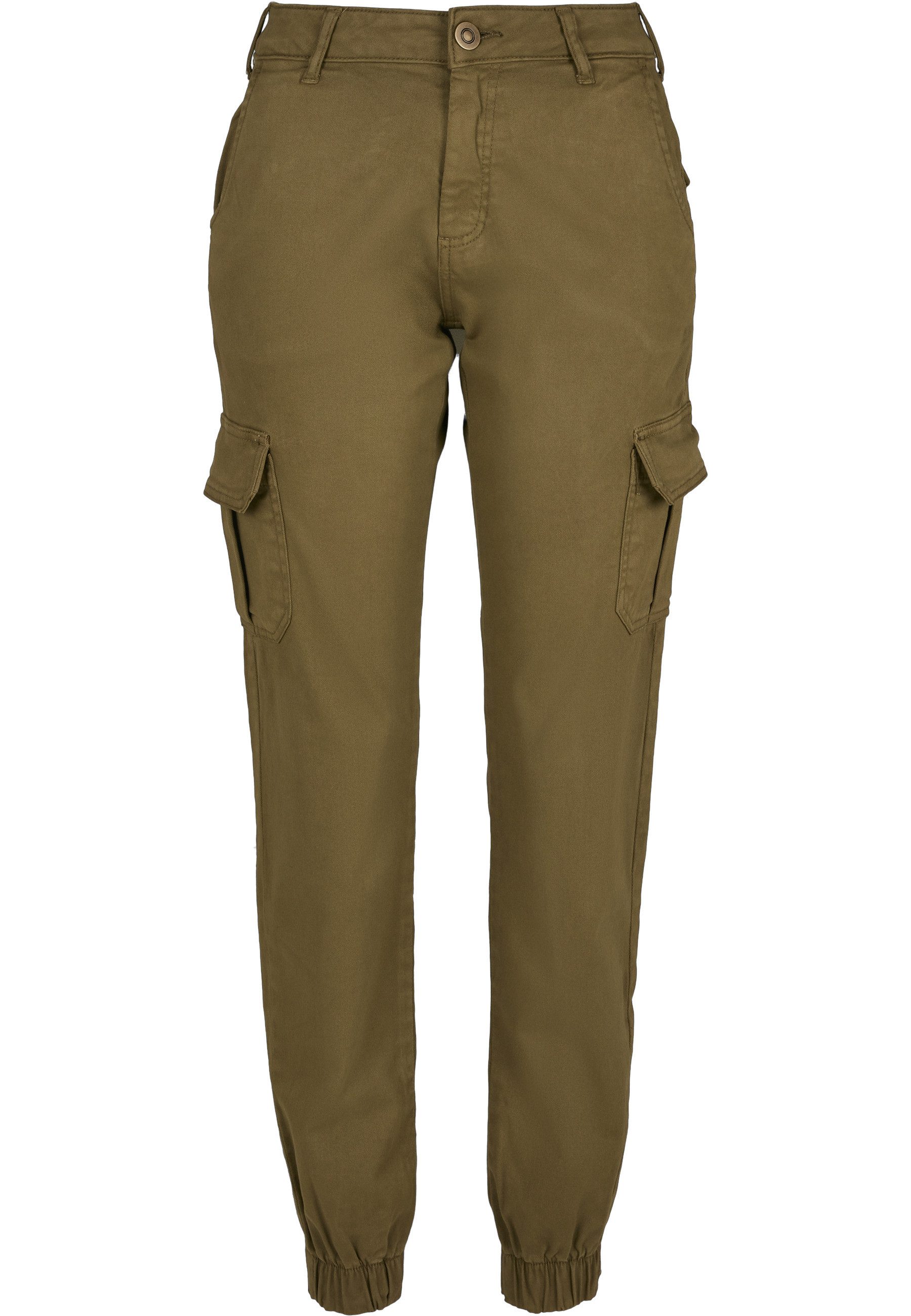 URBAN CLASSICS Cargohose Urban Classics Damen Ladies High Waist Cargo Pants günstig online kaufen