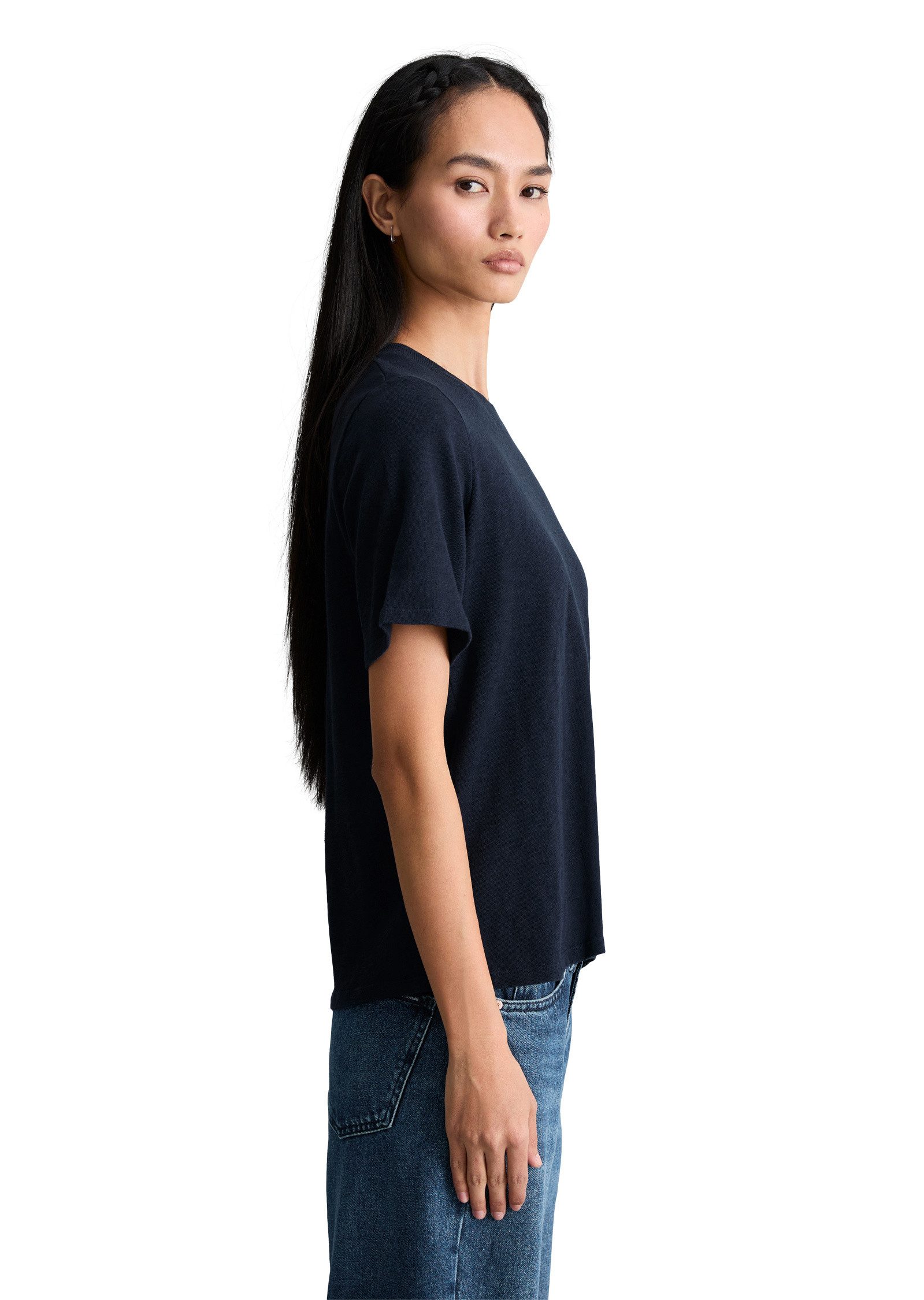 Marc O'Polo DENIM T-Shirt aus softer Bio-Baumwolle
