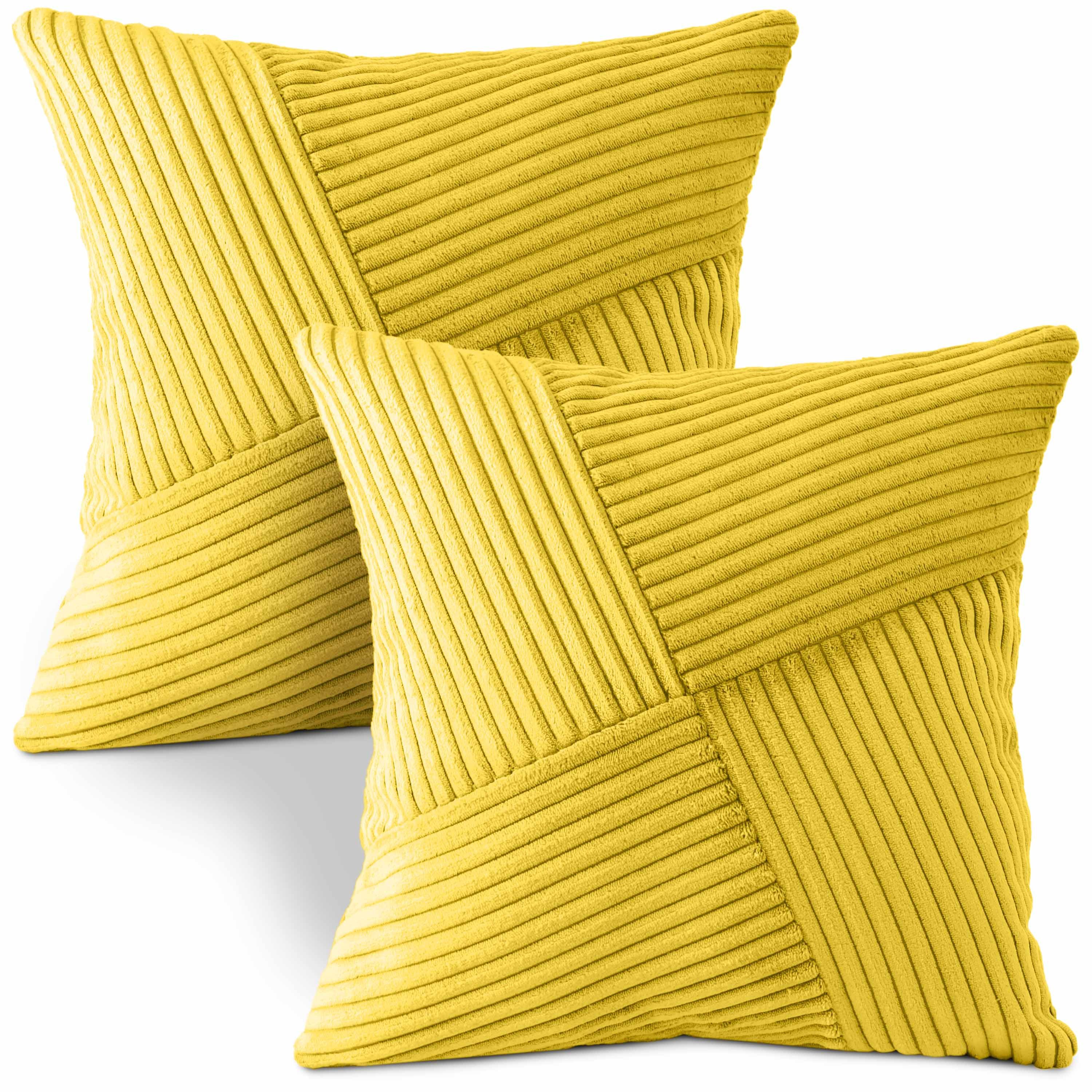 Amilian Dekokissen mit Füllung und Kissenbezug - 2er Set - Zierkissen, Sofakissen, Kissen, (2 Stück), 40x40 cm, Kuschelkissen, Kopfkissen mit Kissenfüllung