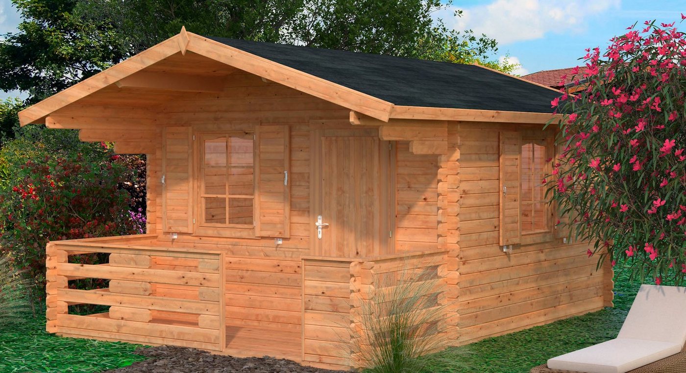 Thumbnail - Palmako Gartenhaus Emma, BxT: 394x490 cm, 10,4+4,2 qm