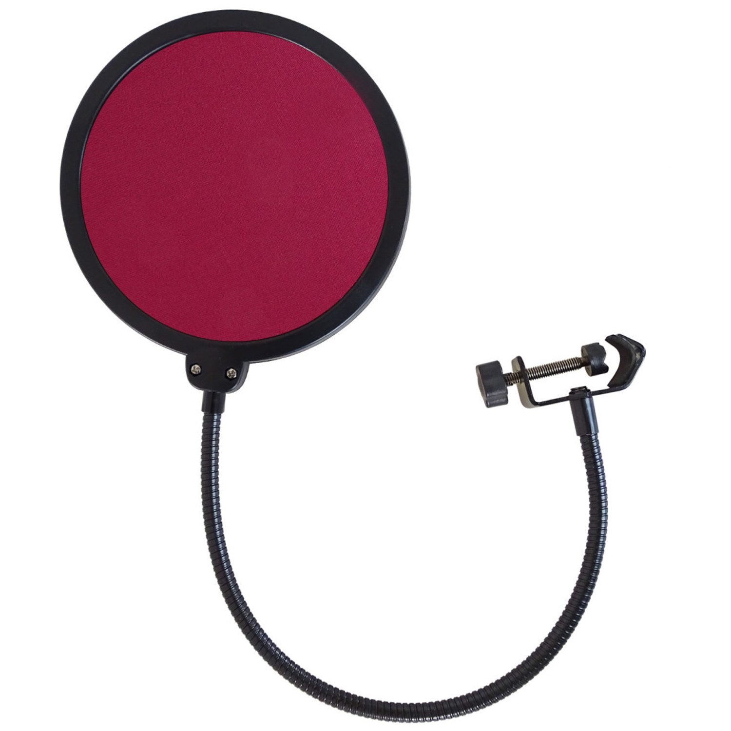 keepdrum Mikrofon keepdrum EMH019RD Mikrofon-Popschutz Rot (Popschutz), Deluxe-Popschutz