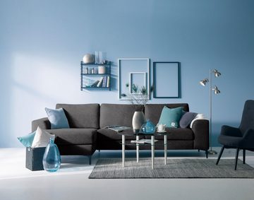 INOSIGN Ecksofa Henry, L-Form, mit Metallbeinen, in modernem Design