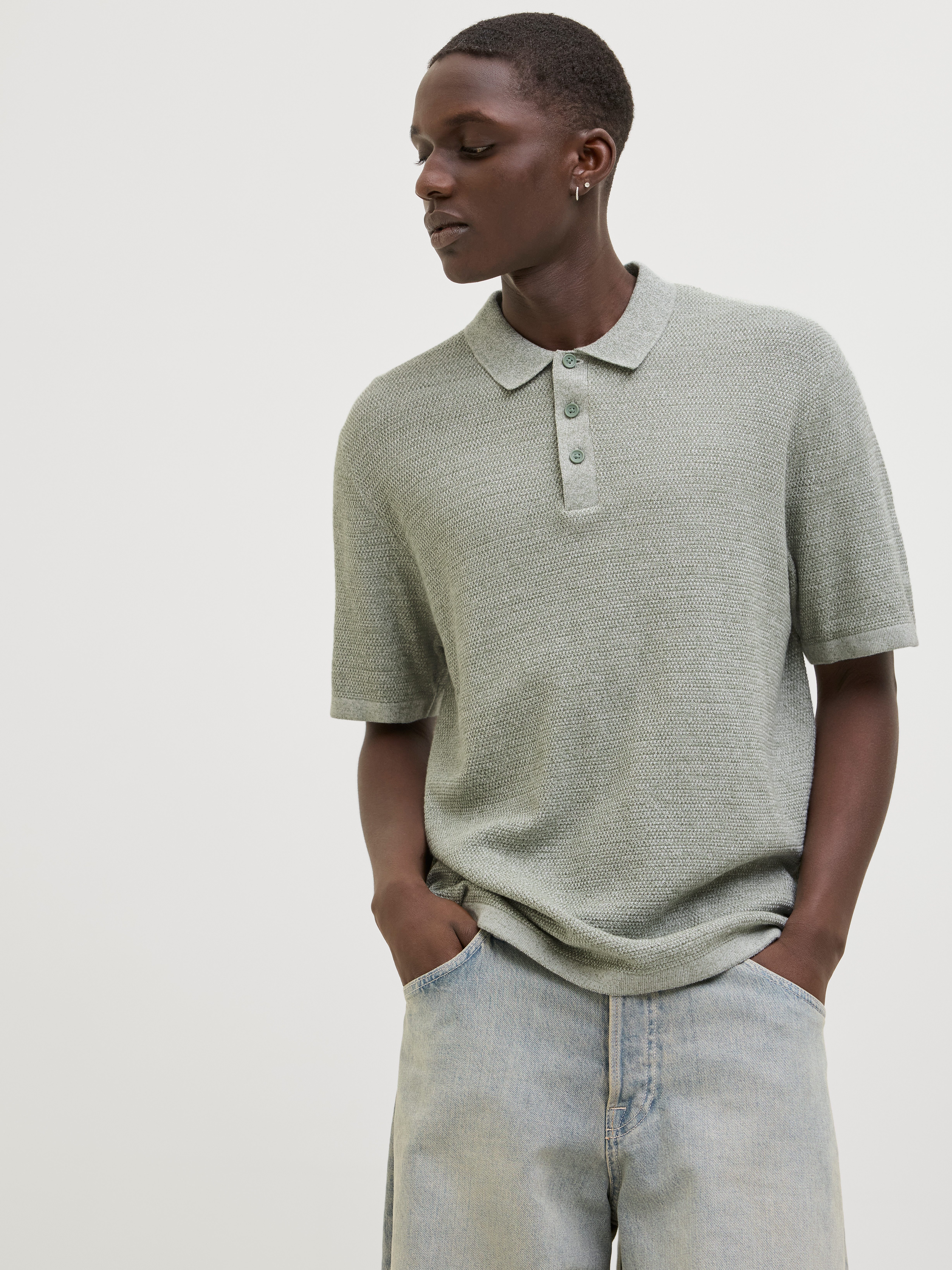Jack & Jones Kurzarmpullover JJEGEORGE KNIT günstig online kaufen