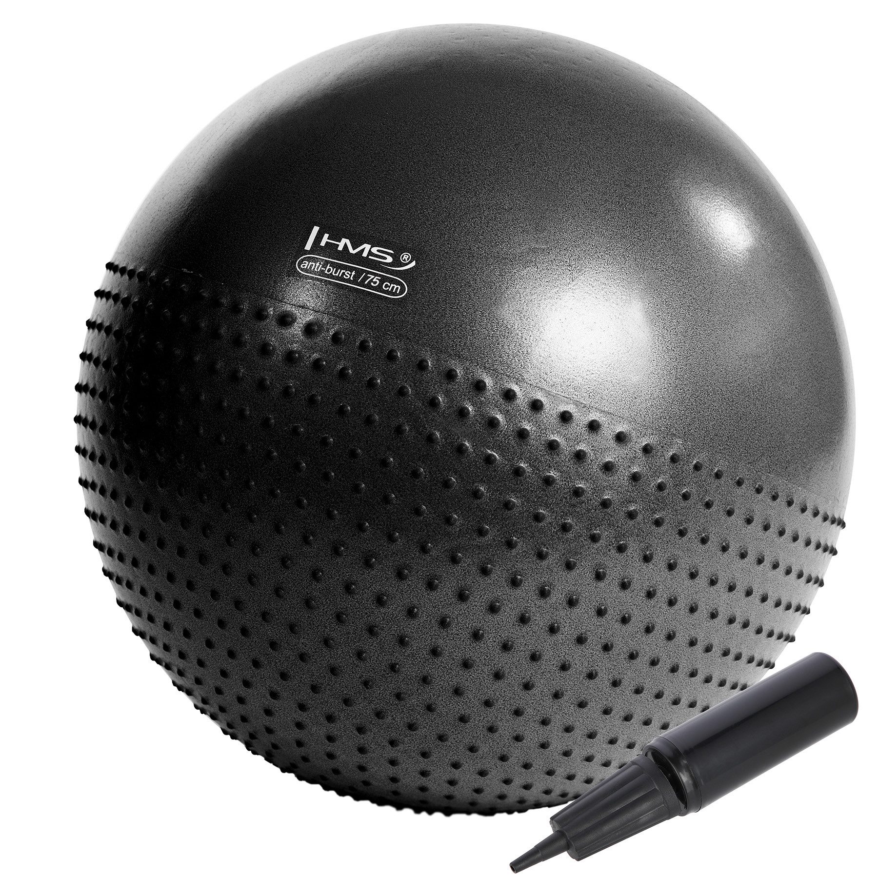 Gymnastikball 75cm Trainingsball Sitzball Fitnessball Yoga Gymnastik Massagenoppen