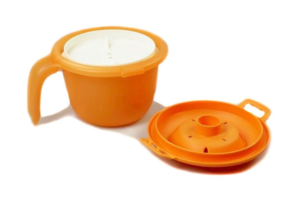 Tupperware Mikrowellenbehälter »Junior-Reis-Meister 550 ml orange/weiß +  SPÜLTUCH« online kaufen | OTTO