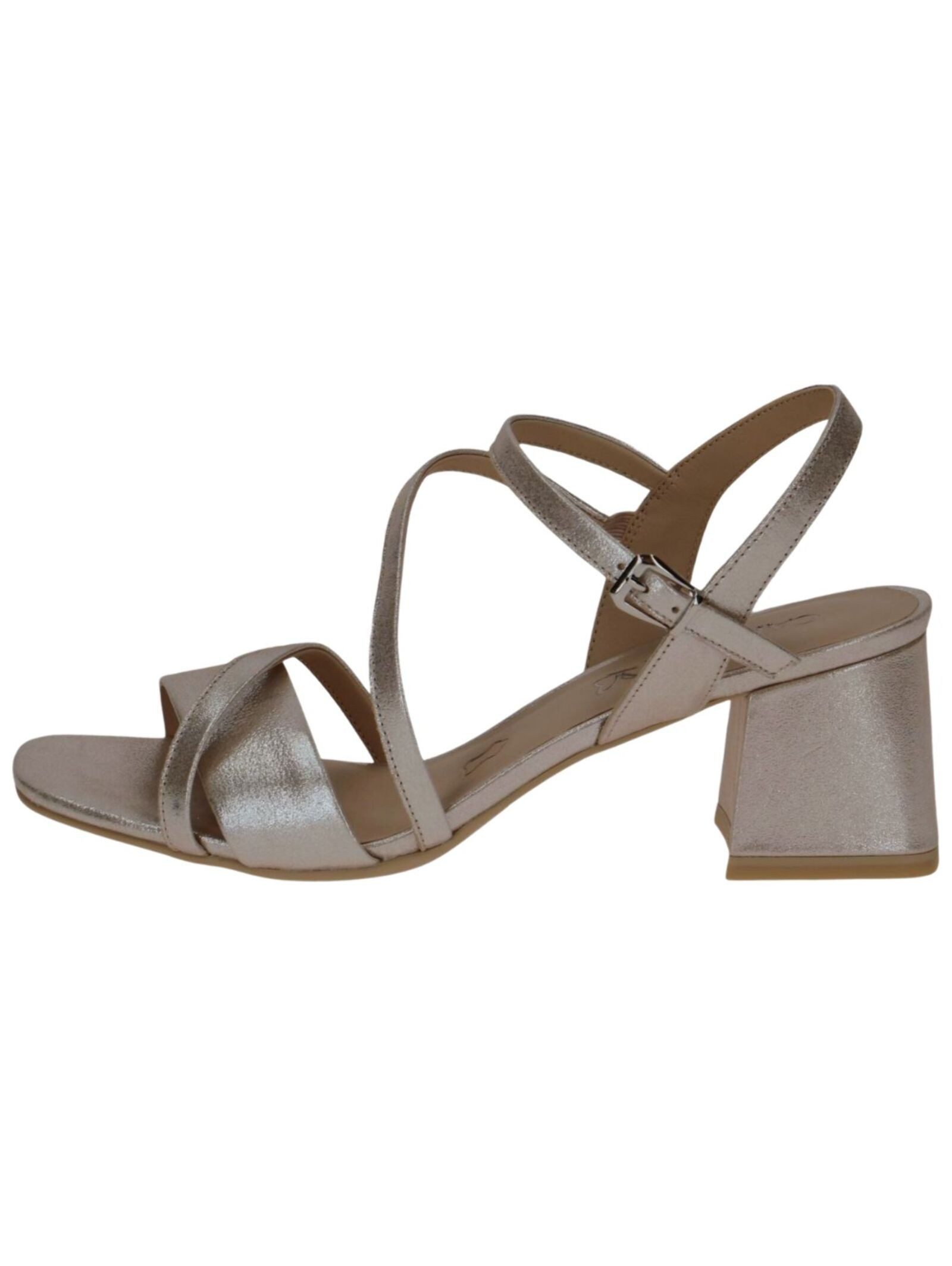 Caprice Sandalen Leder/Fell High-Heel-Sandalette günstig online kaufen