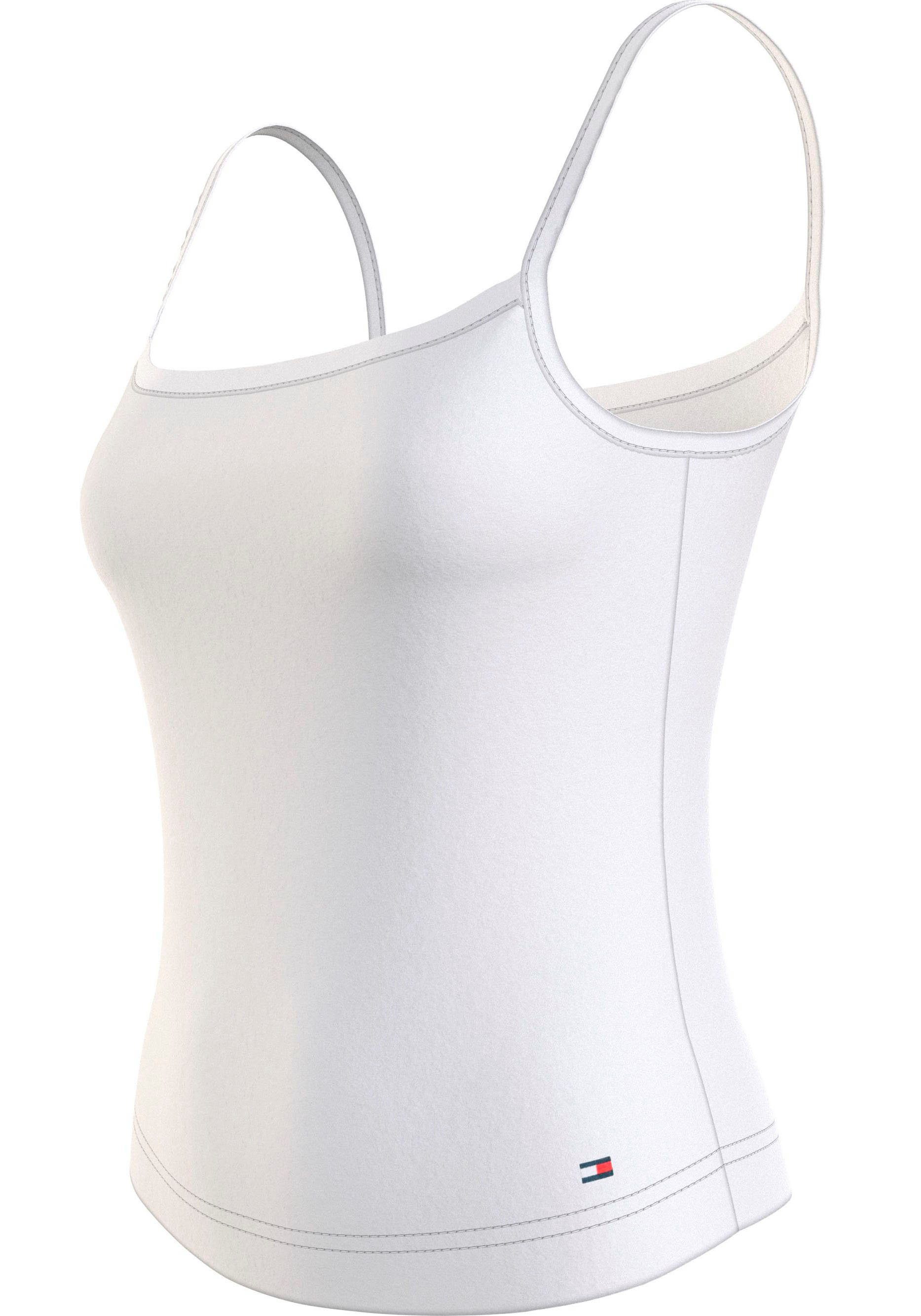 Tommy Hilfiger Spaghettitop White/Grey_Heather PACK 2 WITH 2er-Pack) (Packung, Underwear LACE CAMI