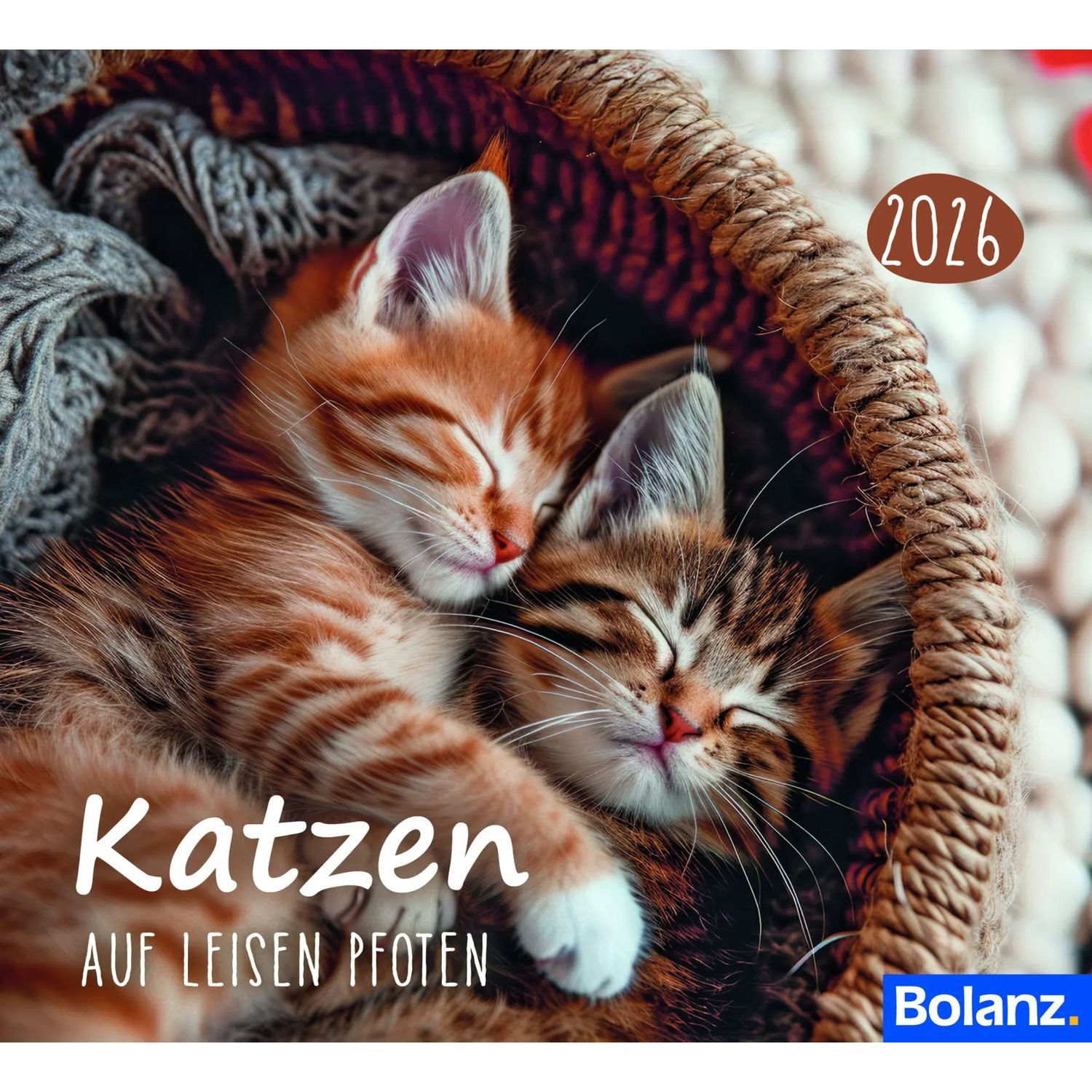 Tischkalender Katzen 2026