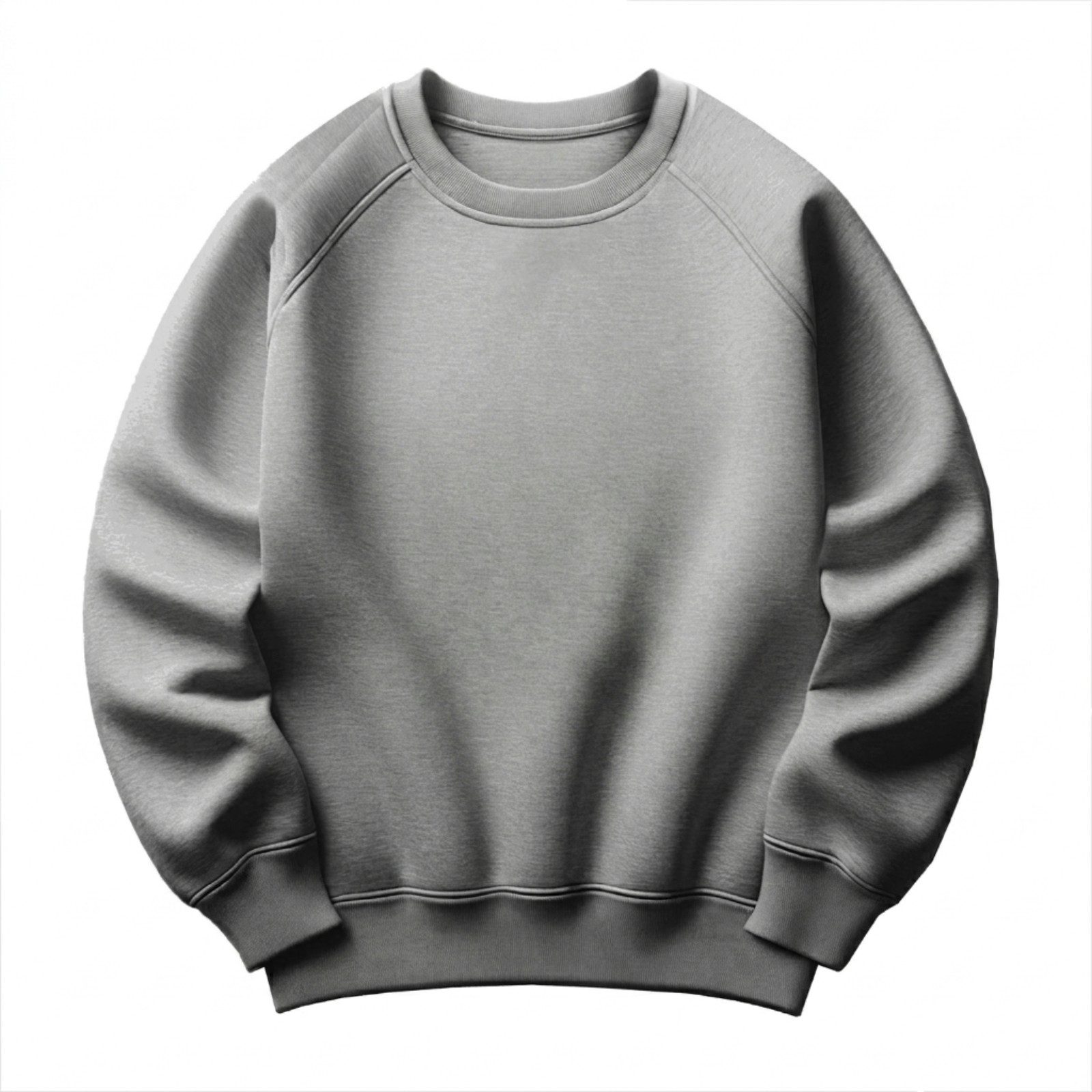 Rundhalspullover Herren Pullover Langarmshirt Sweatshirt Pulli Loose Fit Oversize