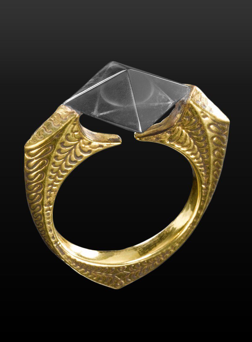 The Noble Collection Kostüm Harry Potter Horkrux Vorlosts Ring, Original lizenziertes Sammlerstück aus den “Harry Potter”-Filmen