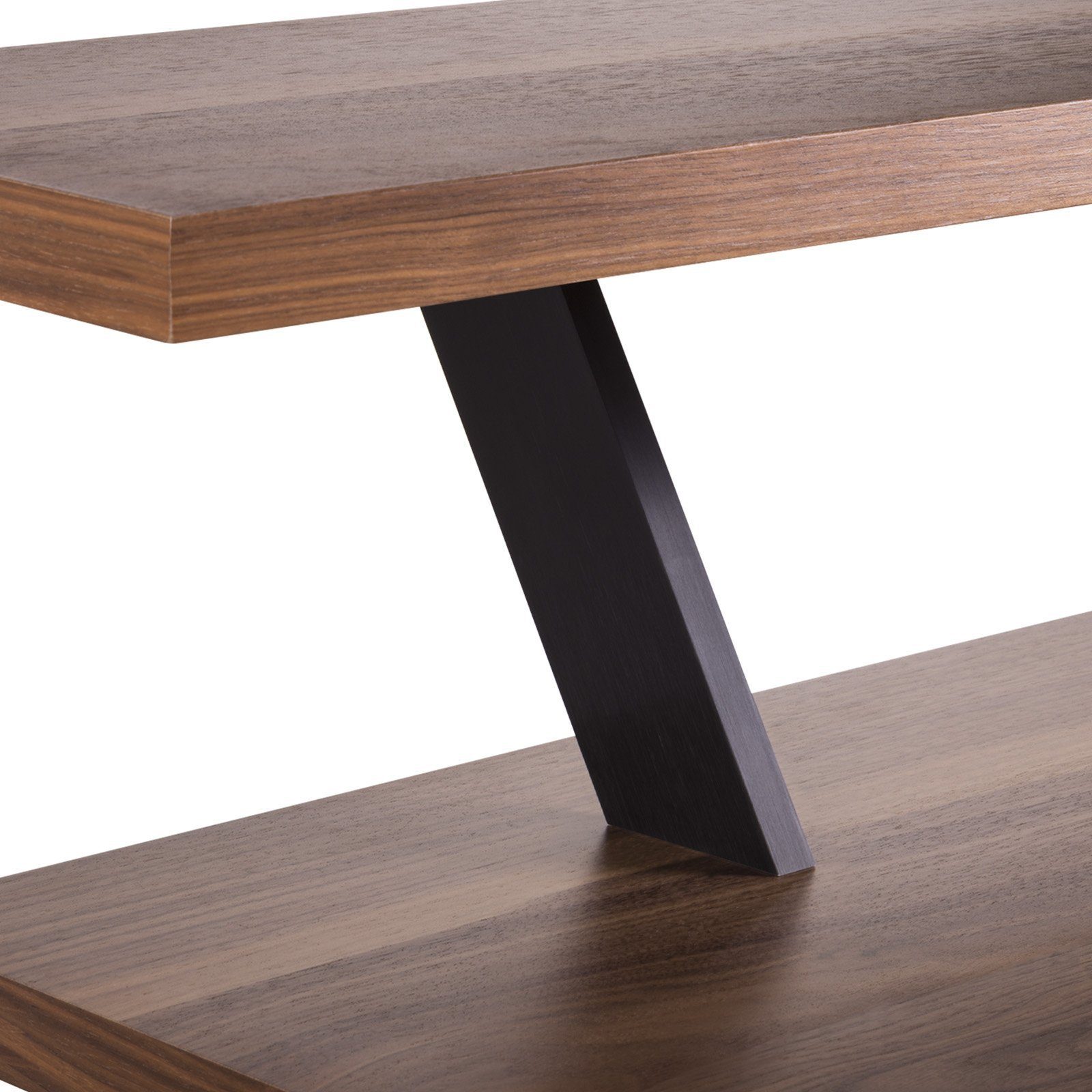 SO-TECH® Tischaufsatz Barkonsole COUNTER Aluminium massiv Höhe 178 mm, (2-St), schräg 60°, schwarz eloxiert