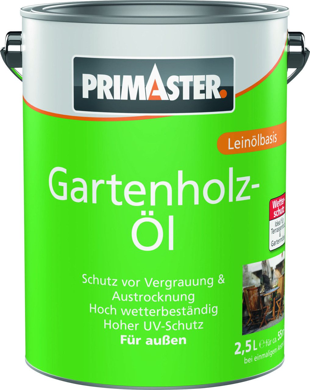 Primaster Hartholzöl Primaster Gartenholzöl 2,5 L teak
