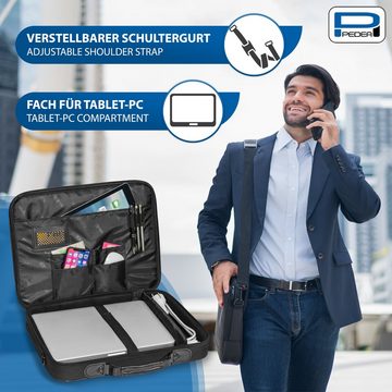 PEDEA Laptoptasche TRENDLINE (Laptopfach ca. 33 x 24,5 x 4,5cm), für 13,3 Zoll (33,8 cm) Schutzrahmen, wasserabweisend, Schultergurt