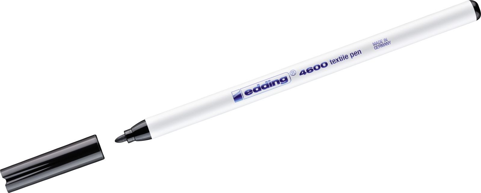 edding Filzstift Textilpen edding 4600 Rundspitze 1mm schwarz