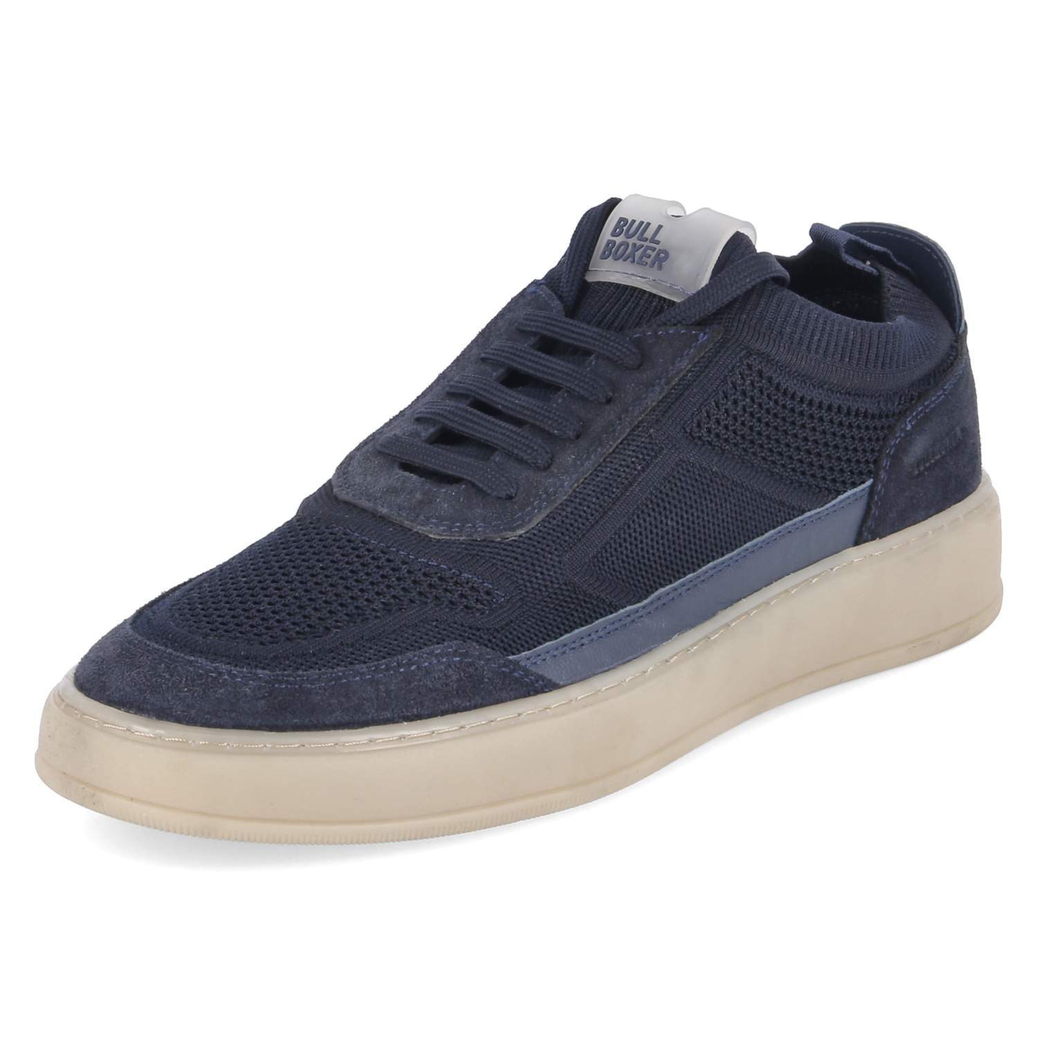 Bullboxer Bullboxer 7NO0270101 4100 Herren Leder & Textil blue Sneaker