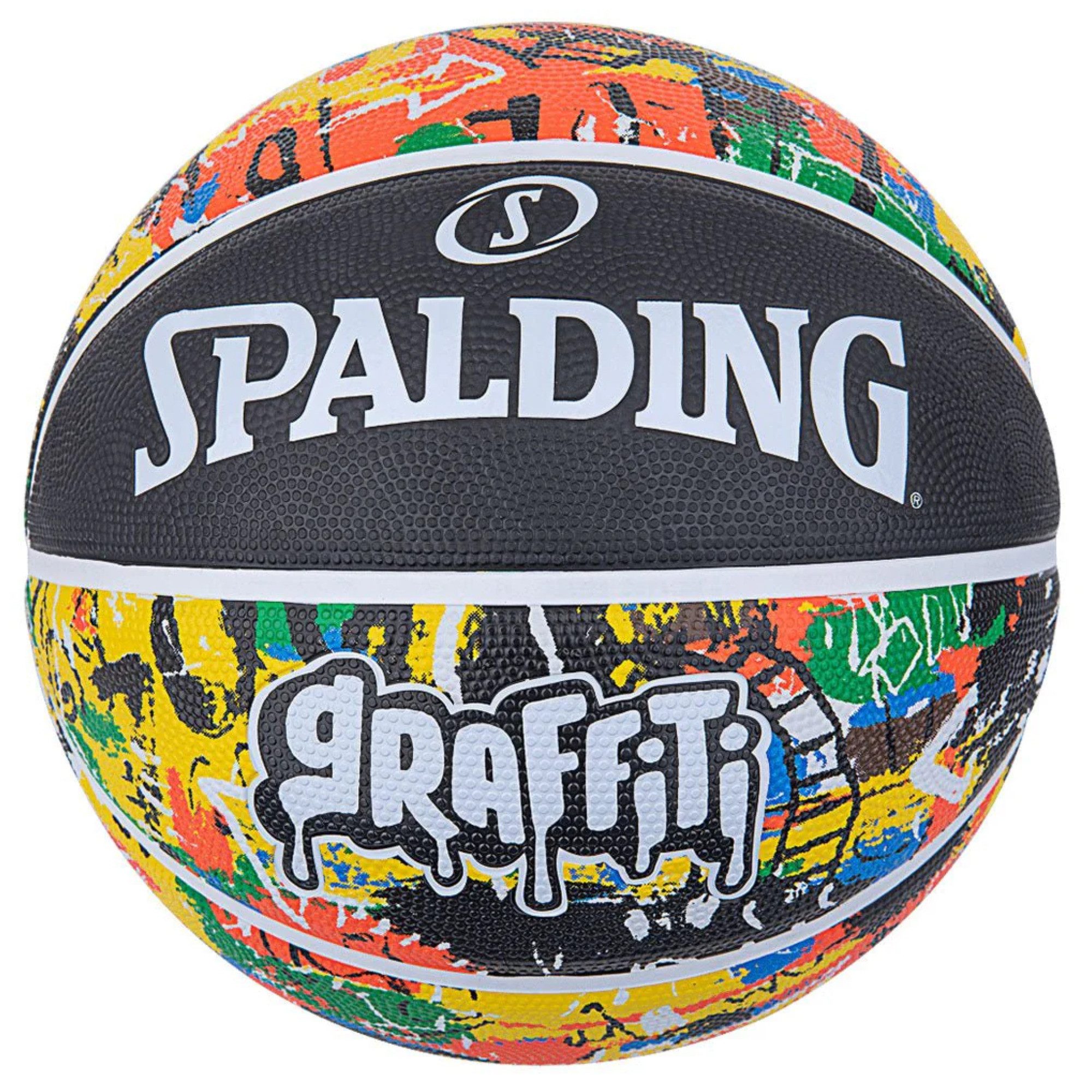 Spalding Basketball Graffiti Rubber Outdoor Basketball RAINBOW