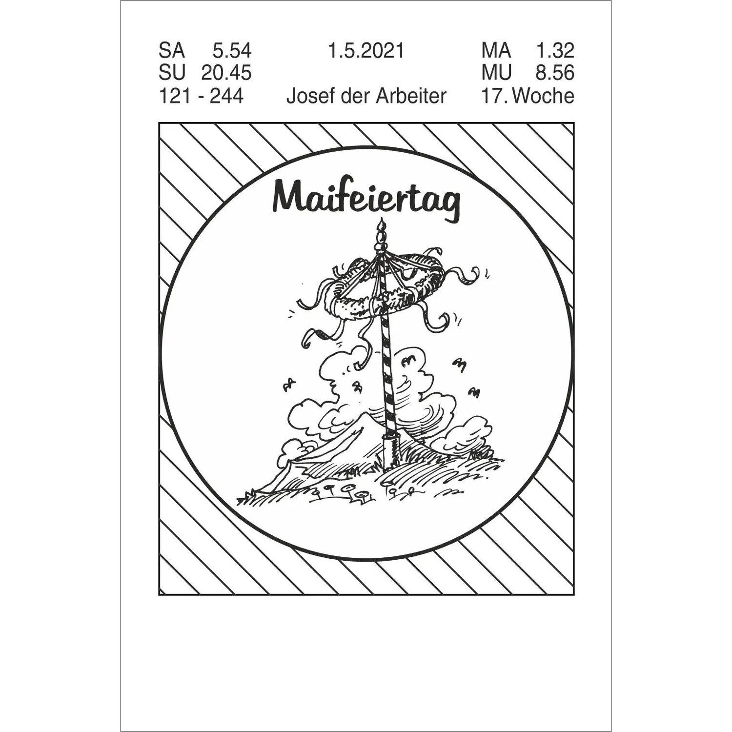 HEYE Abreißkalender Tagesabreißkalender groß 2026