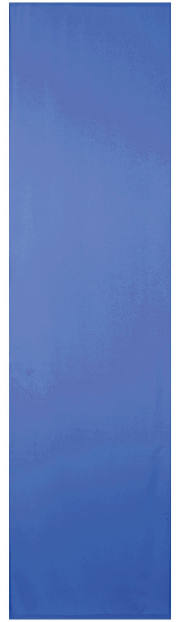 Microfaser, 60cm Blau Klettband x Vorhang, 245cm blickdicht, Schiebegardine St), Bestlivings, (1 mit Blickdichte (BxL), Klettband