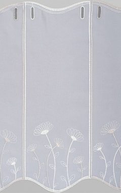 Scheibengardine Wiesenblumen, LYSEL®, (1 St), transparent, HxB 45x48cm