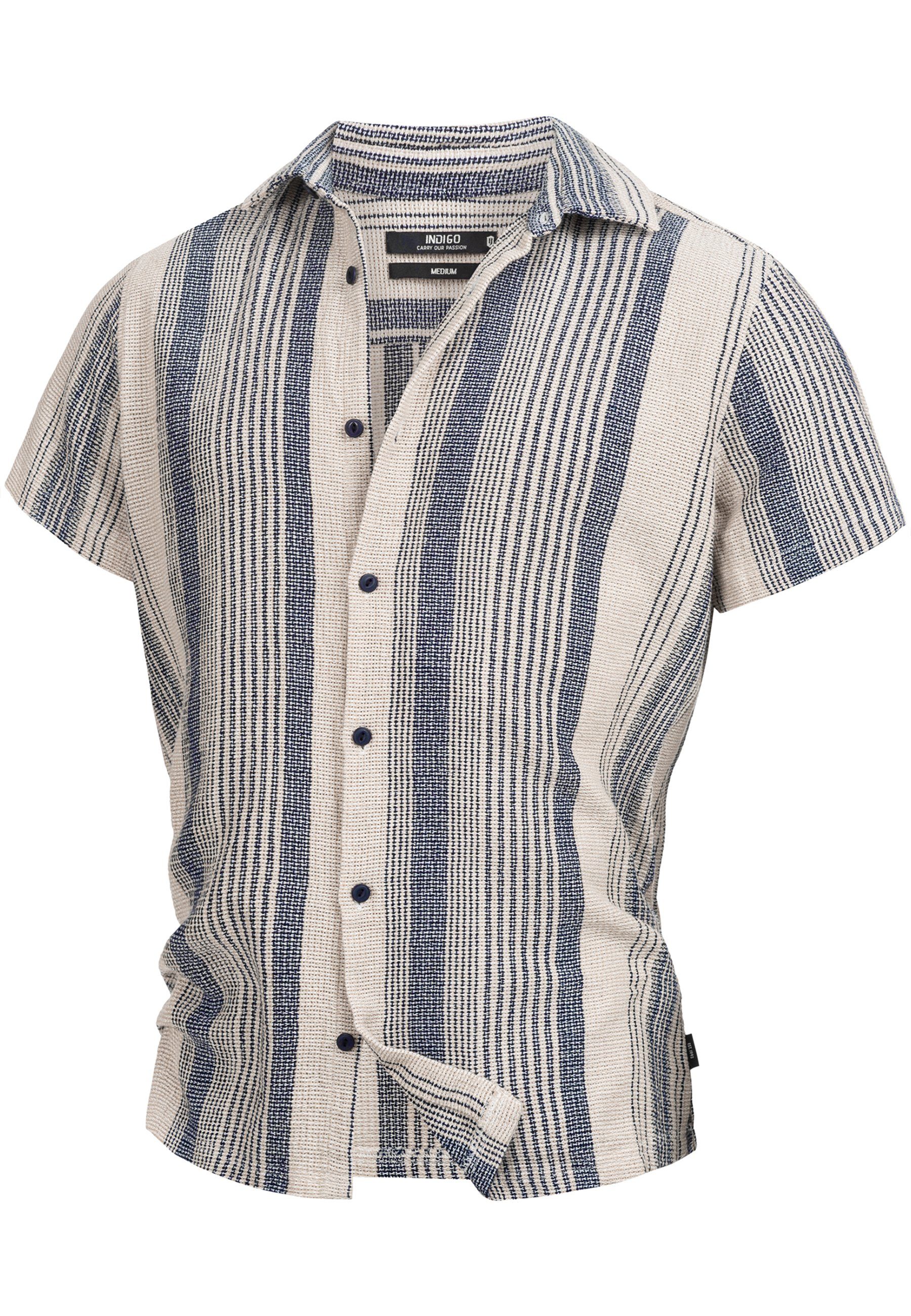 Indicode Kurzarmhemd Herren INCosby Herrenhemd Kurzarm leichtes Kurzarmhemd günstig online kaufen