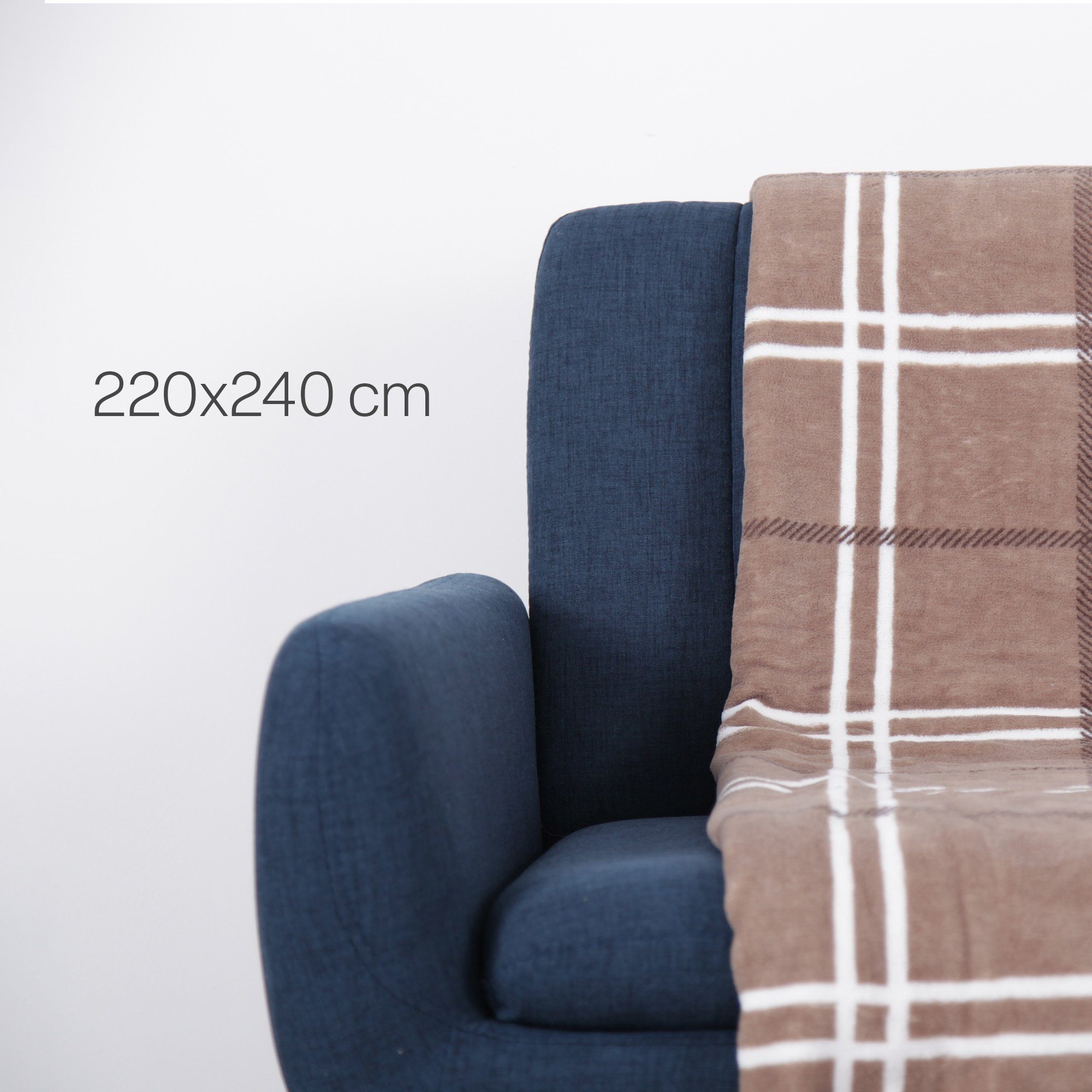 Wohndecke Karo Schmusedecke, Bestlivings, Kuscheldecke XXL günstig online kaufen