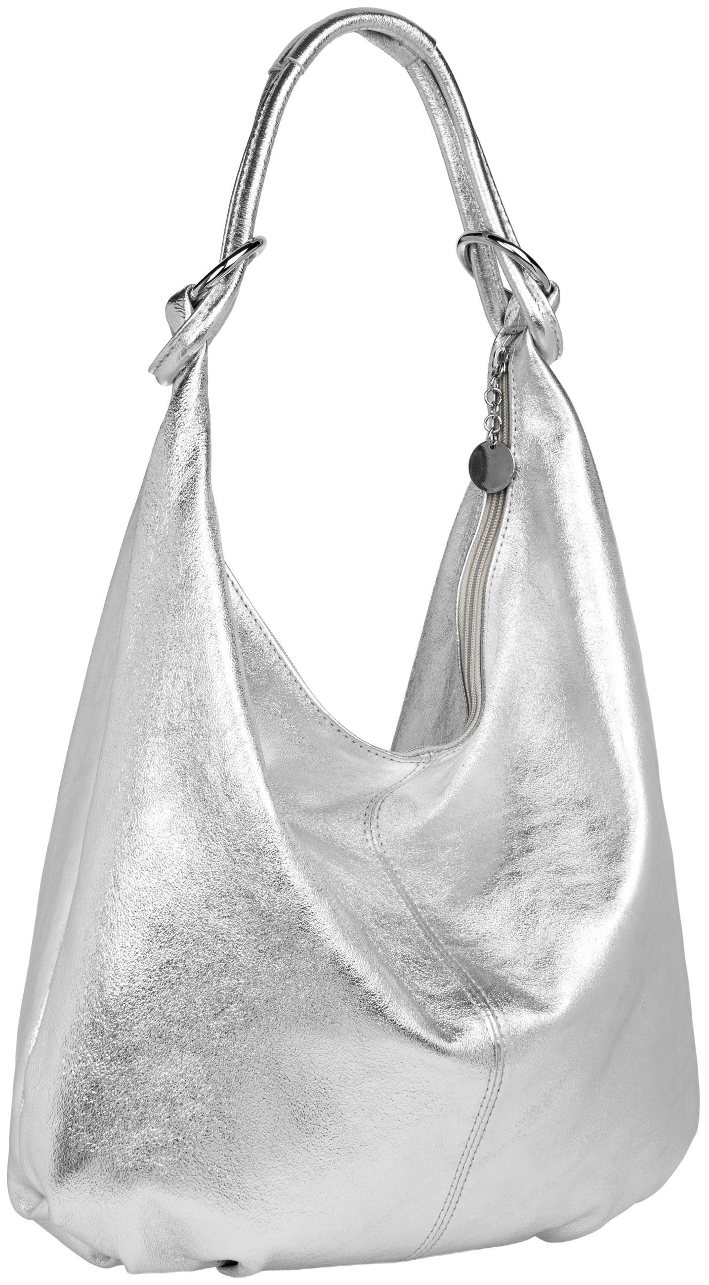 Caspar Schultertasche Damen Vintage Leder Tasche Hobo Bag - CLASSIC LINE - günstig online kaufen