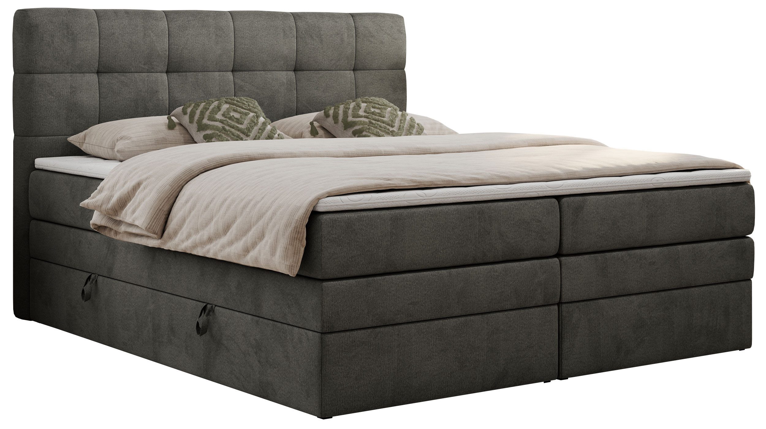 MKS MÖBEL Boxspringbett LUKA KING (King günstig online kaufen