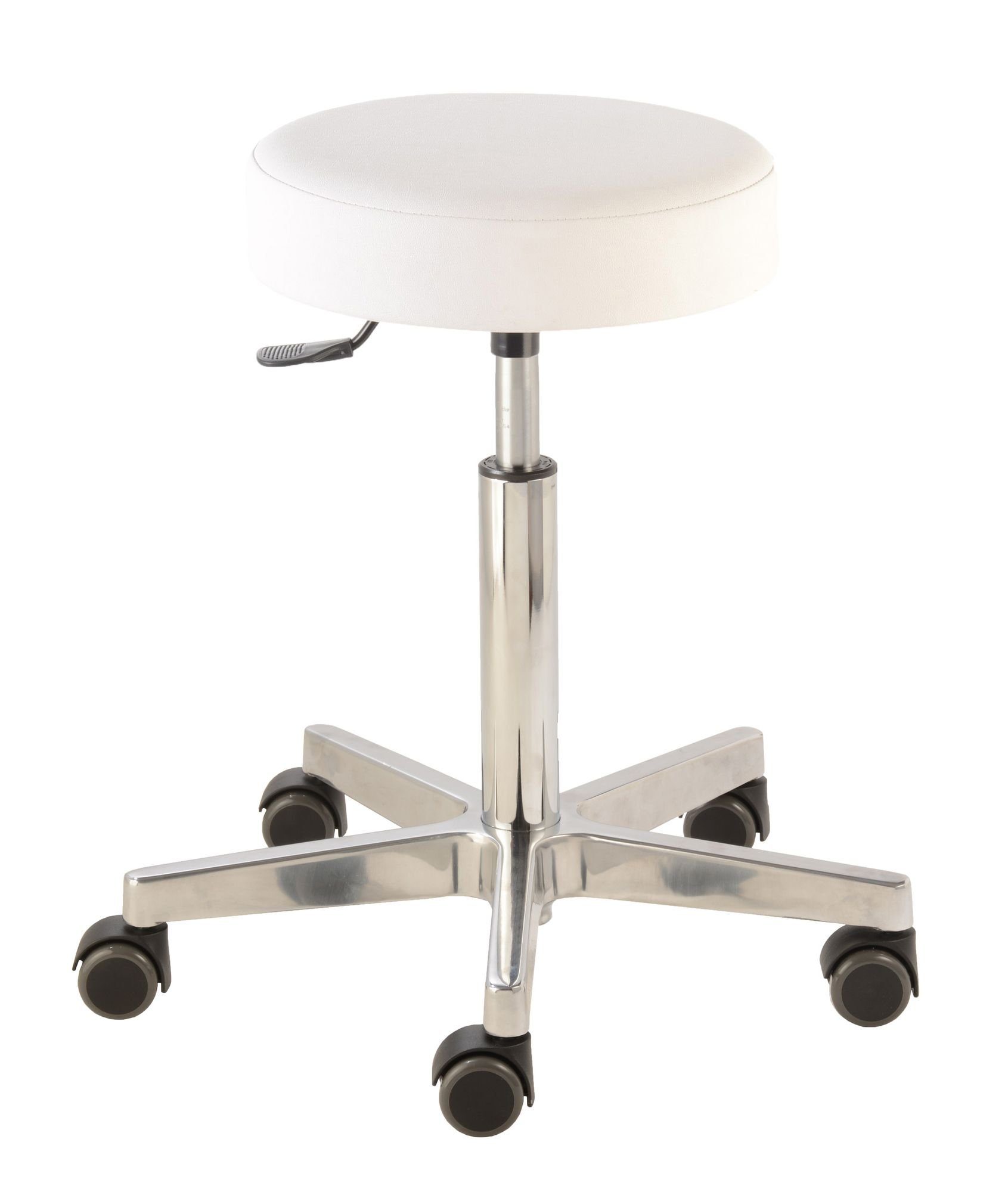 Arbeitshocker Roll- und Drehhocker Lille 4441, Sitzhöhe ca. 51 - 71 cm