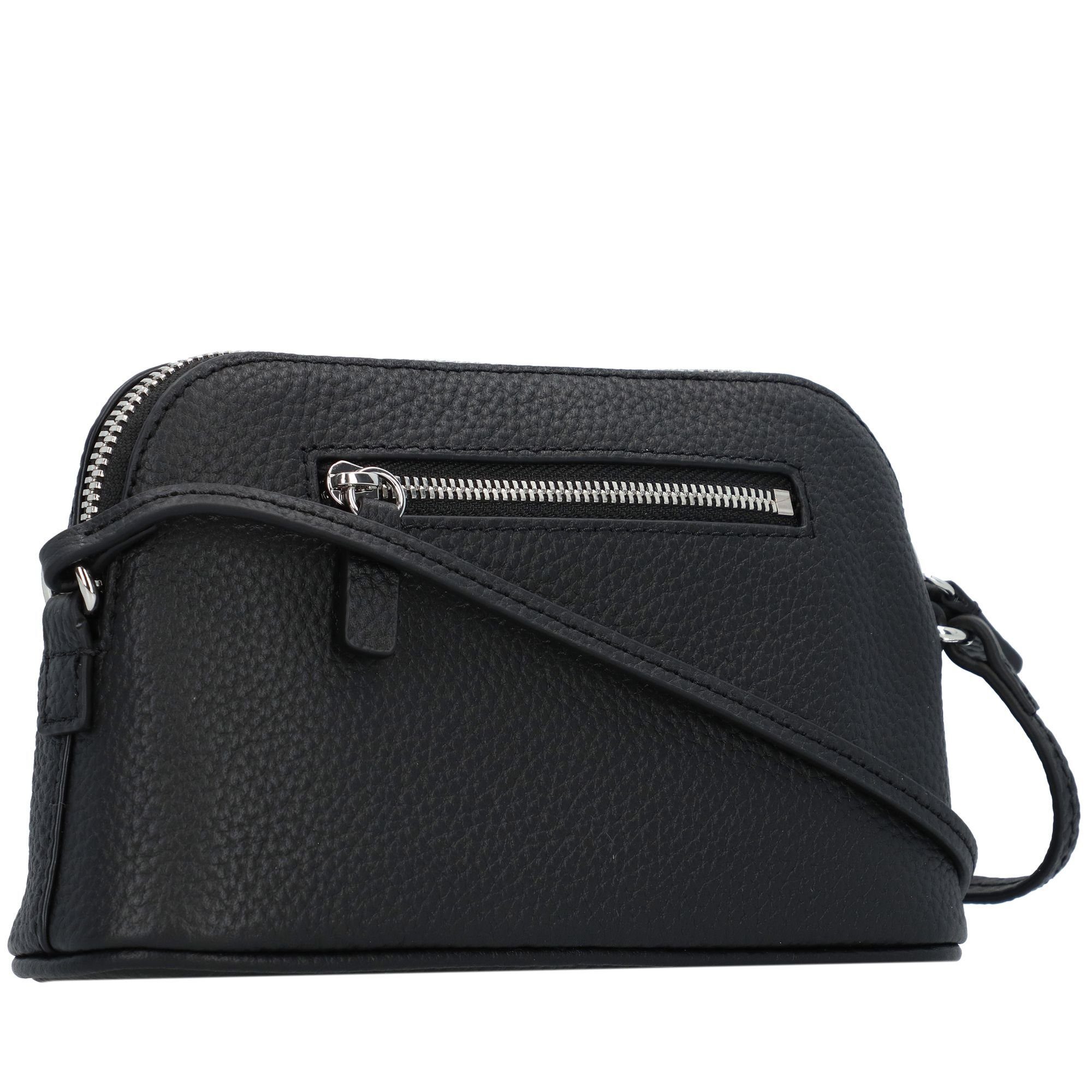 Lacoste Origin Leder black Croc, Umhängetasche