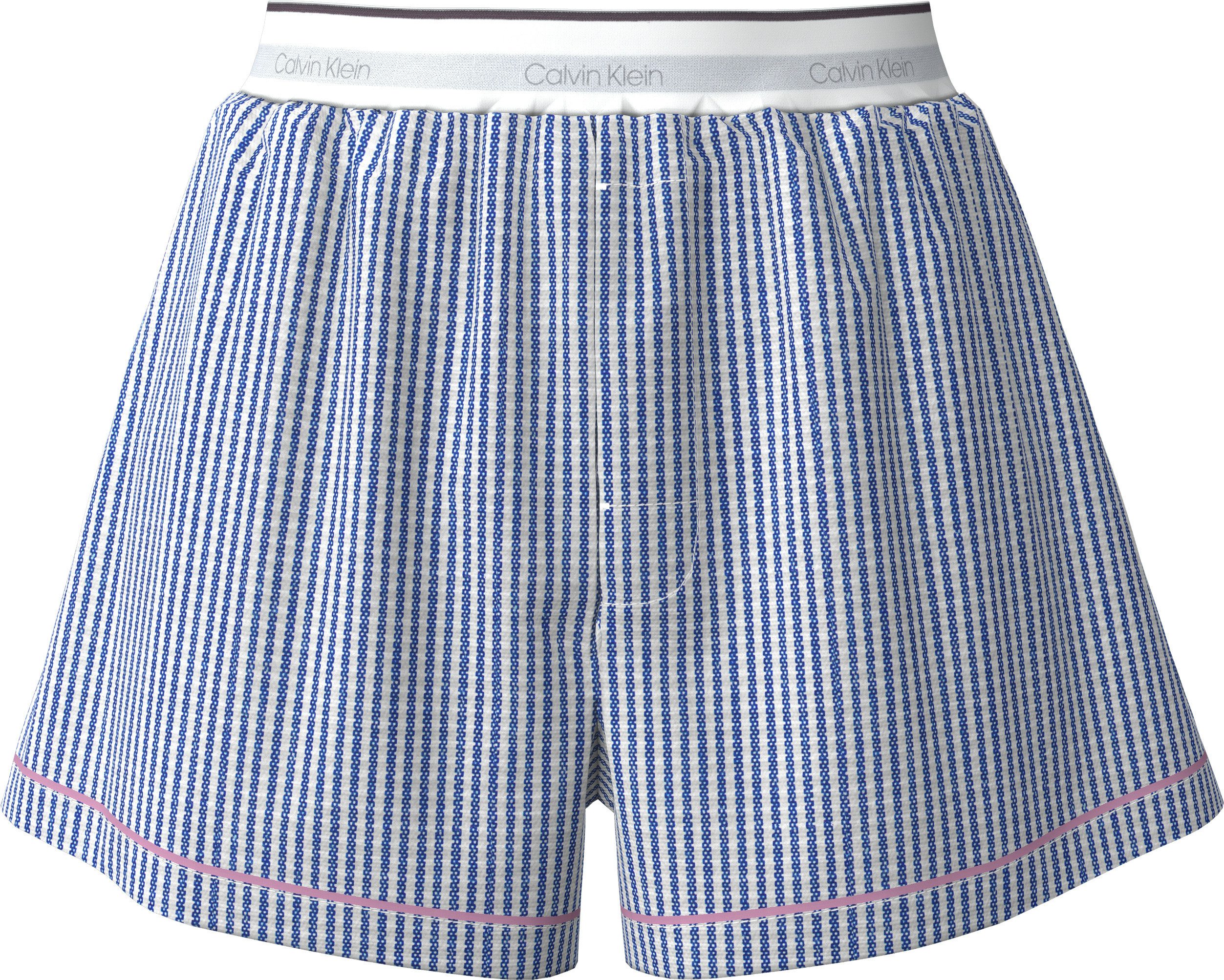 Calvin Klein Underwear Schlafshorts V DAY POPLIN SHORT Mit elastischem Bund