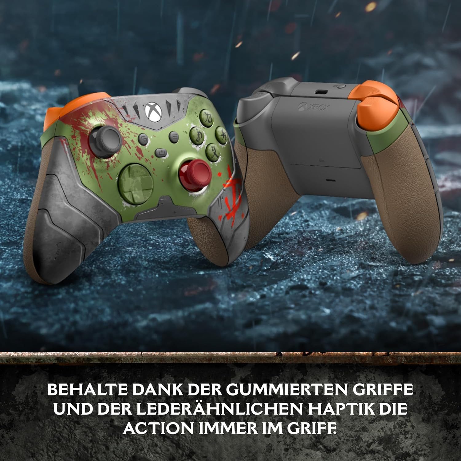 Microsoft Xbox Series Wireless Controller für Windows + Series X/S Doom Xbox-Controller (1 St., Doom: The Dark Ages Limited Edition)