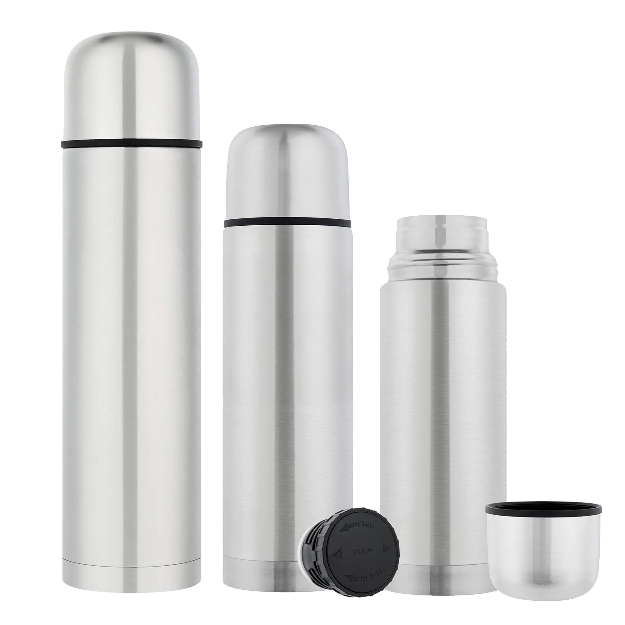 GRÄWE Isolierflasche GRÄWE Isolierflaschen-Set 3-teilig