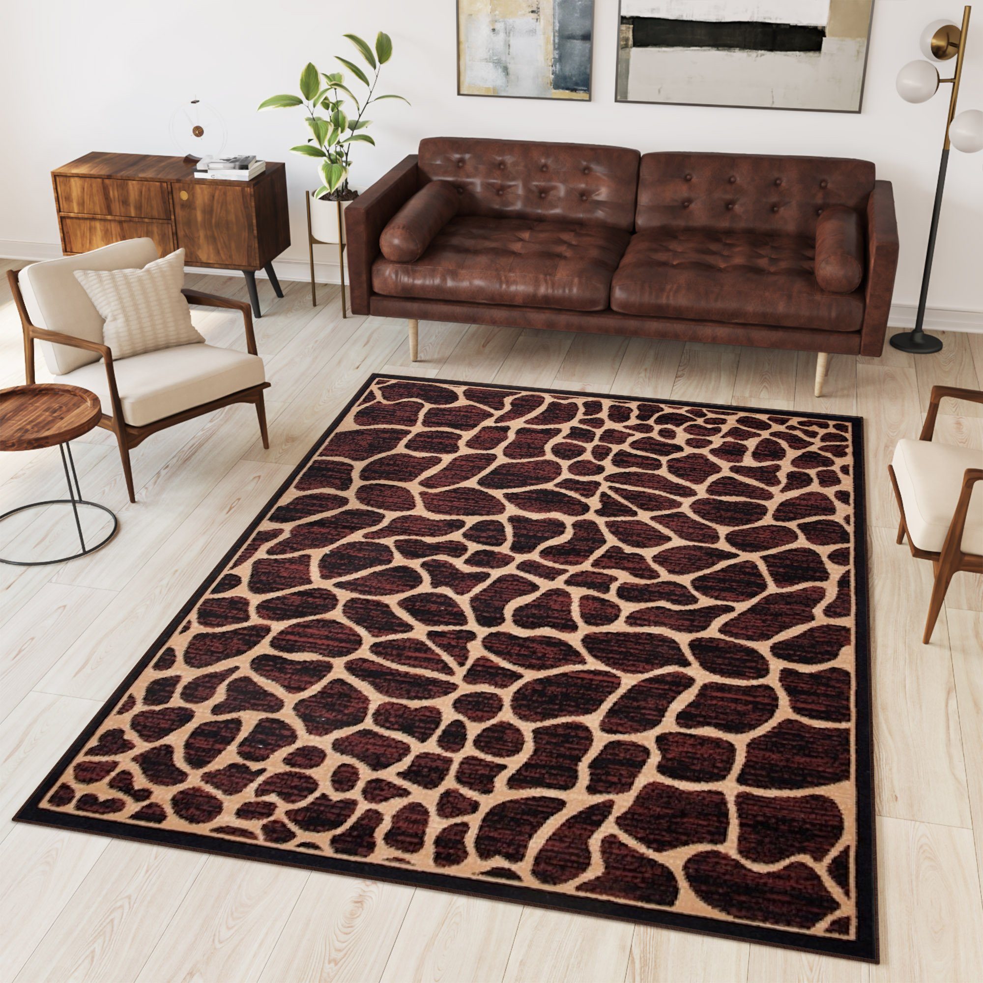 Tapiso Teppich ATLAS, rechteckig, Höhe: 8 mm, Wohnzimmer, Schlafzimmer, Des günstig online kaufen