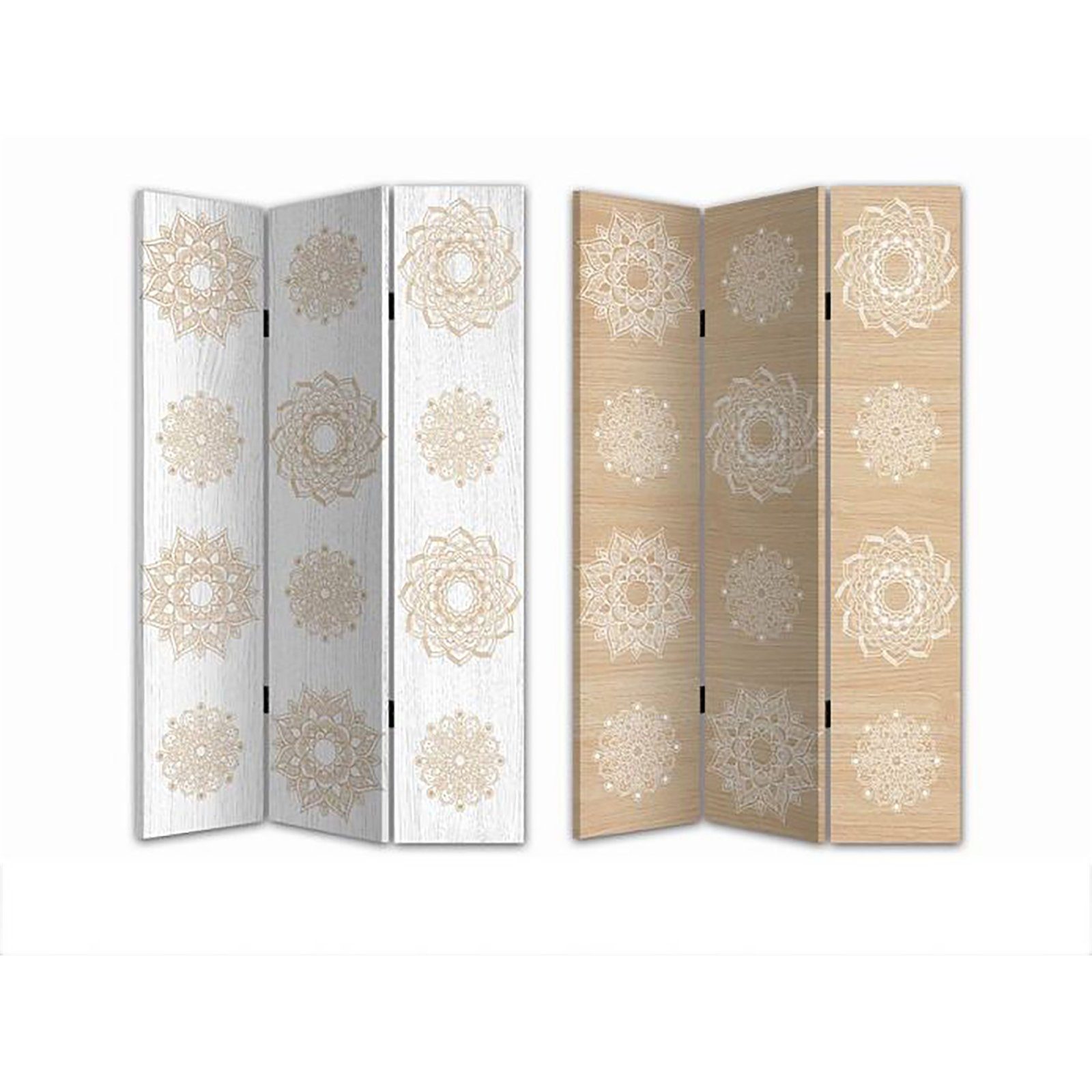 HTI-Line Paravent Paravent Mandala (Stück, 1 St., 1 Paravent), Raumteiler Sichtschutz Trennwand