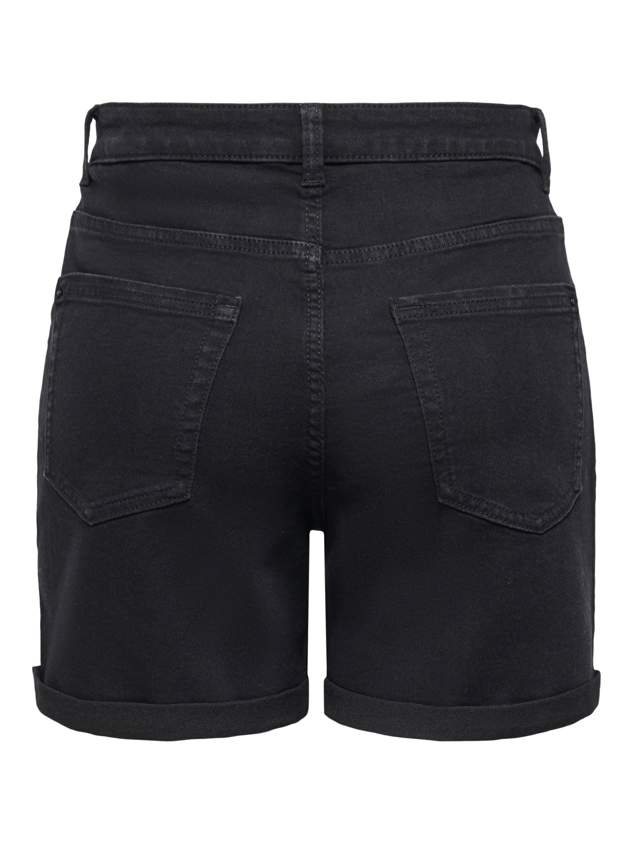 ONLY Jeansshorts ONLLAURA HW FOLD UP SHORT BOX DNM Baumwoll-Denim mit Stret günstig online kaufen