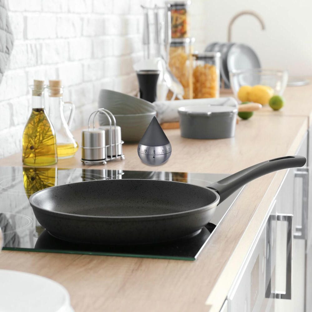 WESTMARK Eieruhr Mechanisch, Für 60 min, Elegantes Design, Kurzzeitmesser, rostfrei, mechanisch, lautes Klingelgeräusch