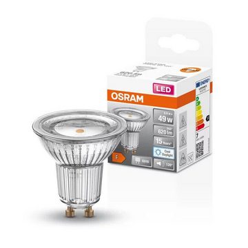 Osram LED-Leuchtmittel Osram LED Star PAR16 Reflektorlampe 6.9W, GU10, warmweiß, Energiesparend, Mattiert