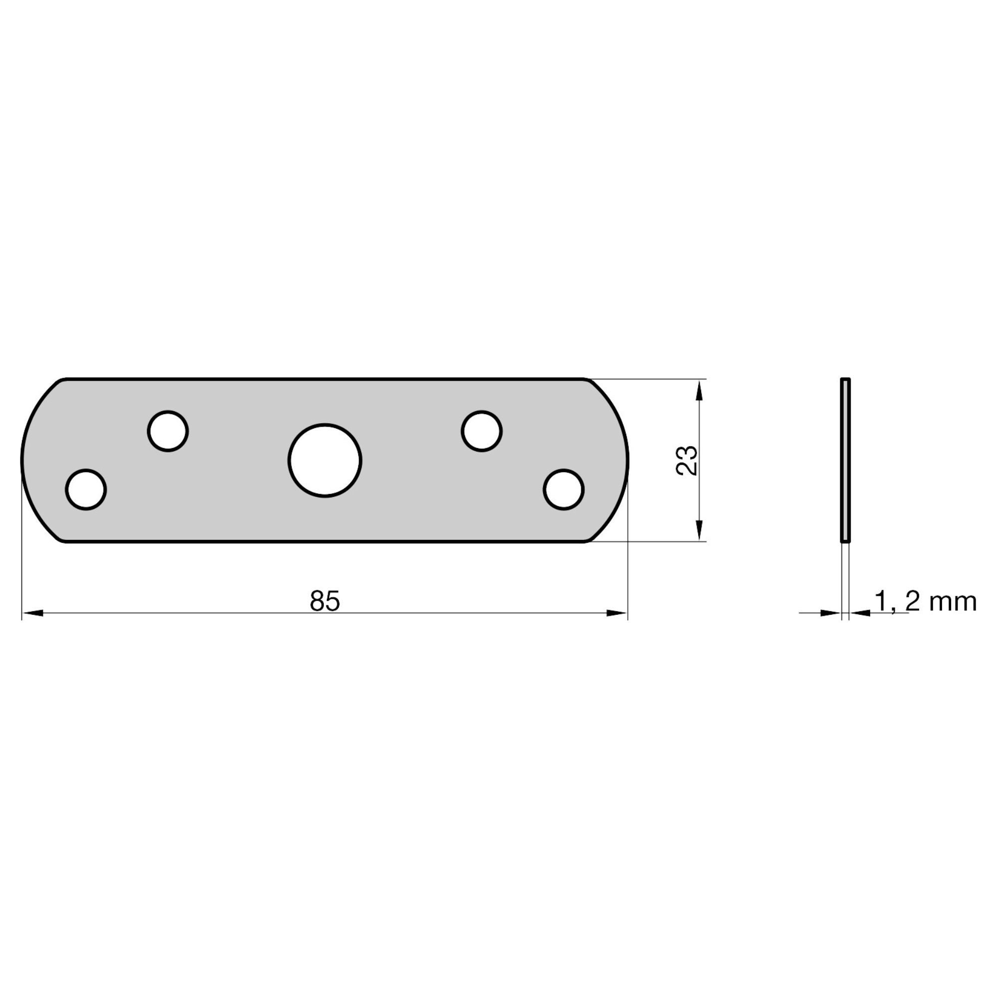 BASI Fensterzusatzschloss Distanzplatten (Packung), für BASI Fenstersicherung, Set aus 5 x 1 mm und 5 x 2 mm, Farbe Weiß