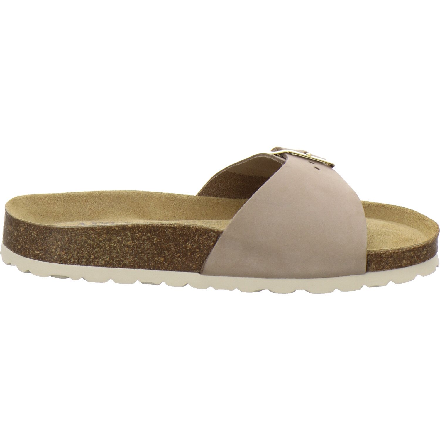AFS-Schuhe 211212 Sommer Pantolette für Damen mit Fußbett, bequeme Sandalen aus Leder