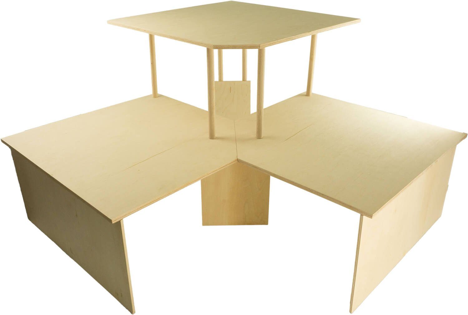 Getzoo Tierhöhle Getzoo Ecketage Meerschweinchen (99x99x60cm)