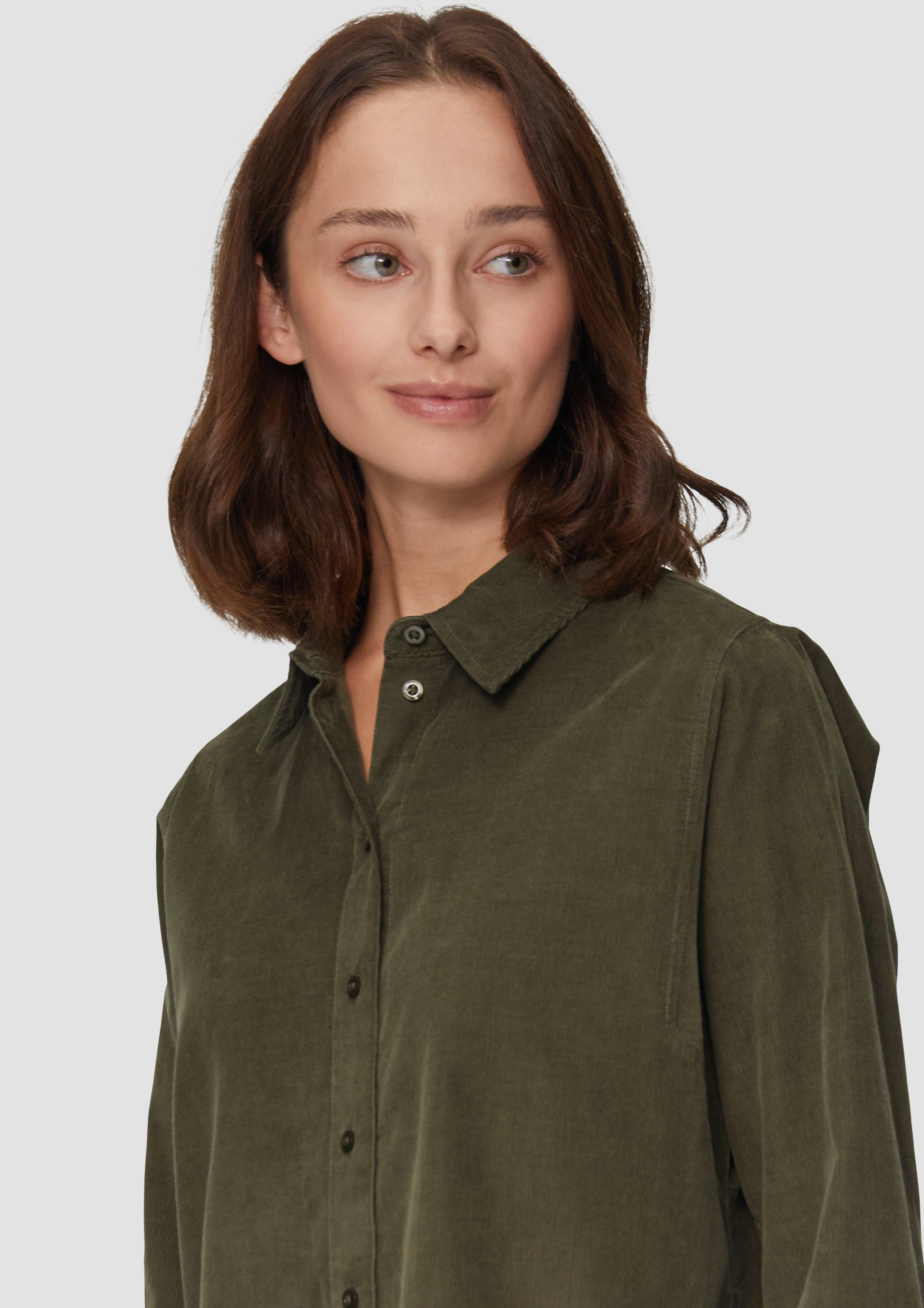 s.Oliver Langarmbluse Cordbluse im Relaxed Fit günstig online kaufen