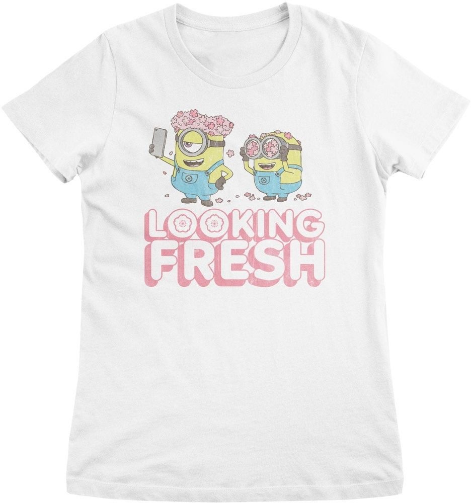 Minions T-Shirt Minions Looking Fresh Girly Tee