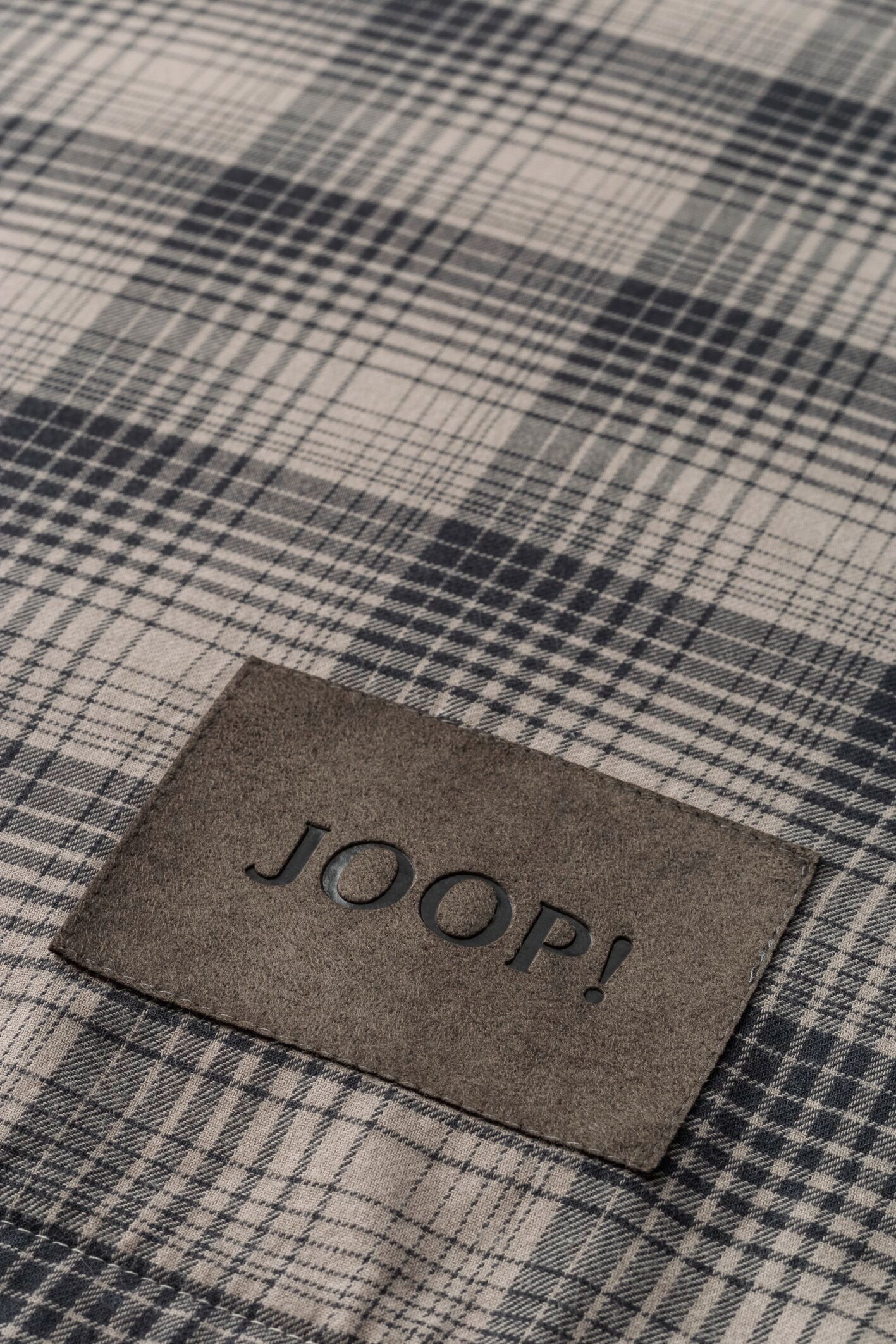 JOOP! Bettwäsche JOOP! LIVING - SOFT CHECKS Kissenbezug, Textil, 1 teilig